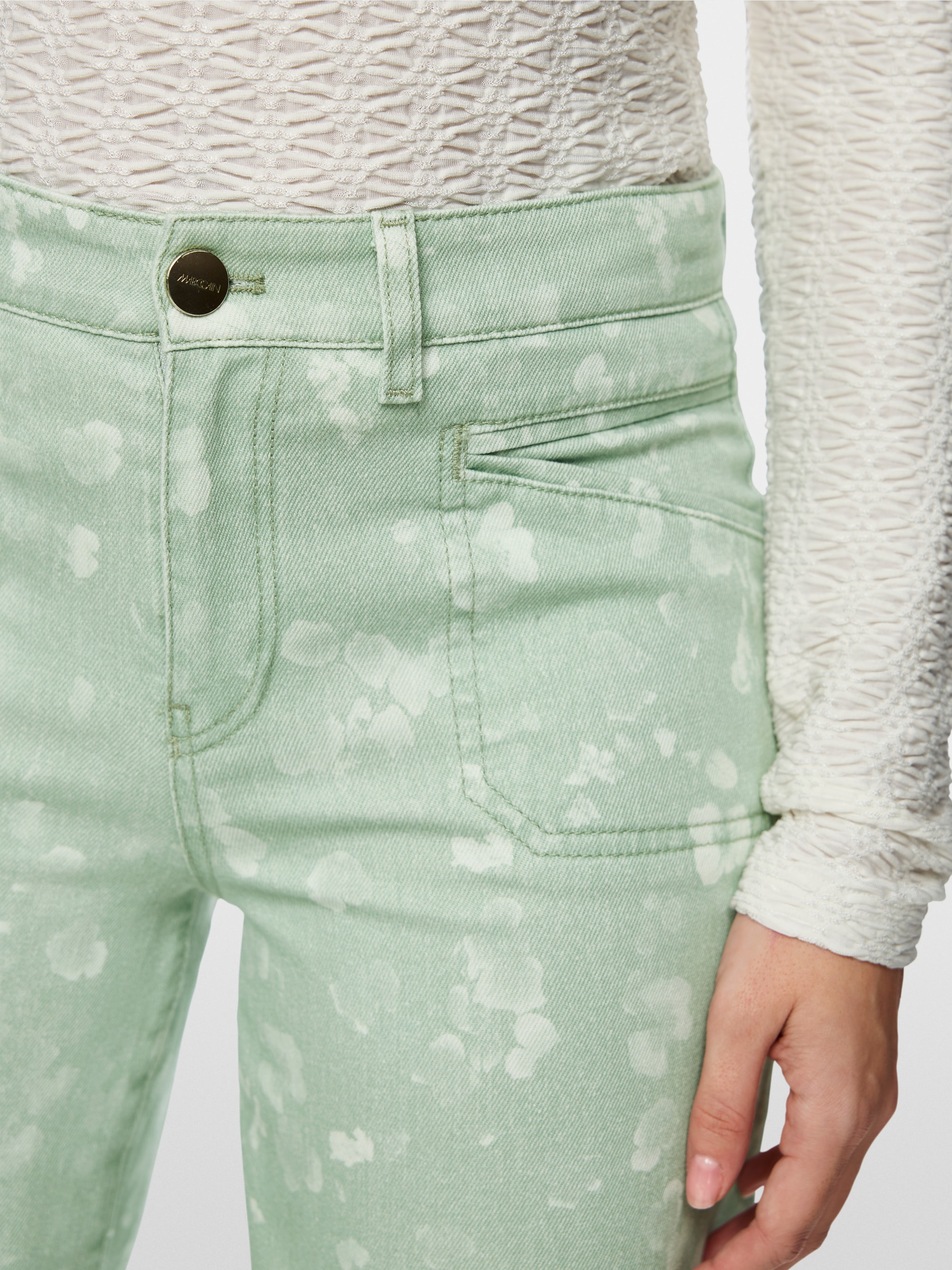 ROHA floral print jeans