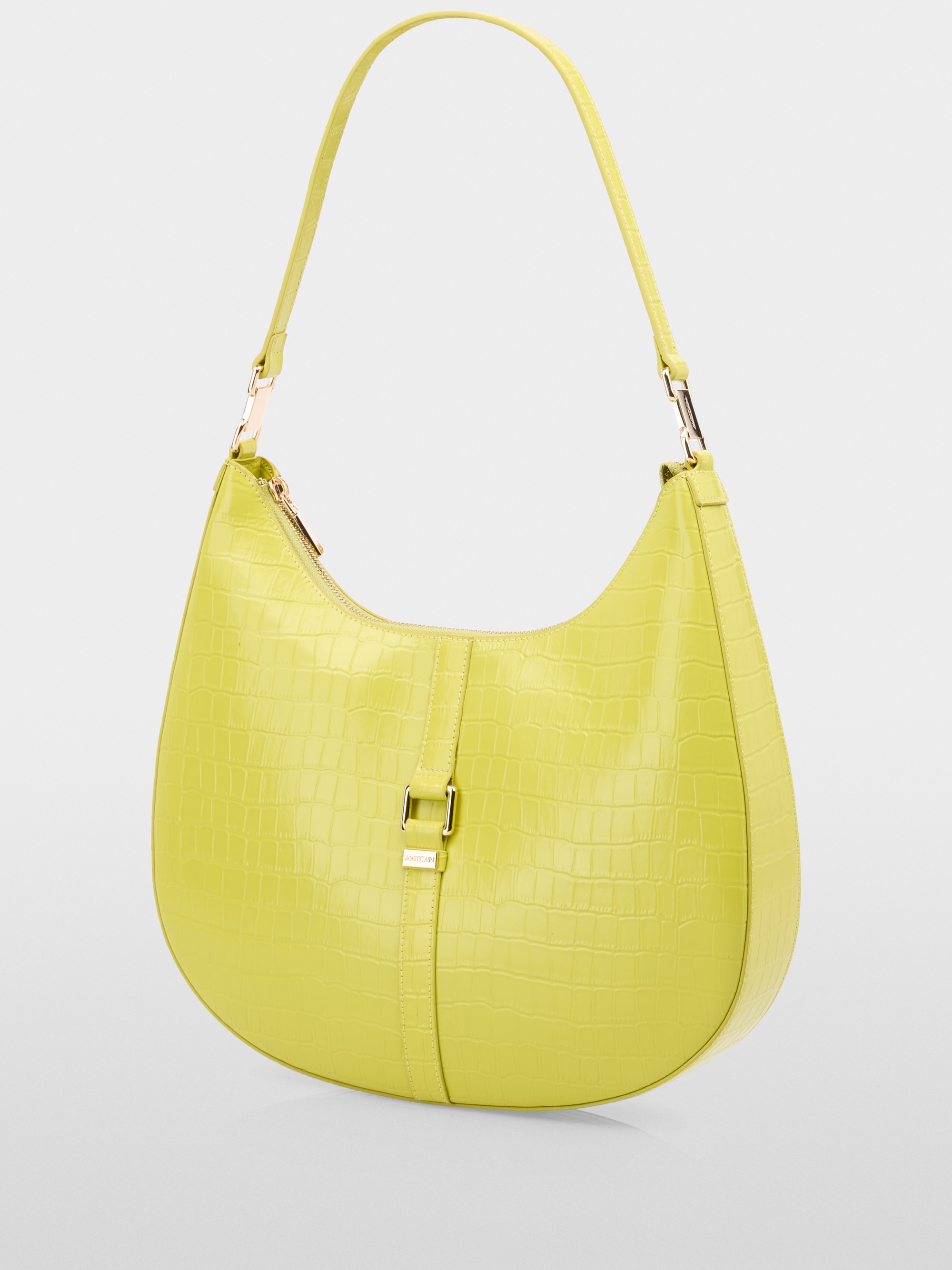 Leather hobo bag