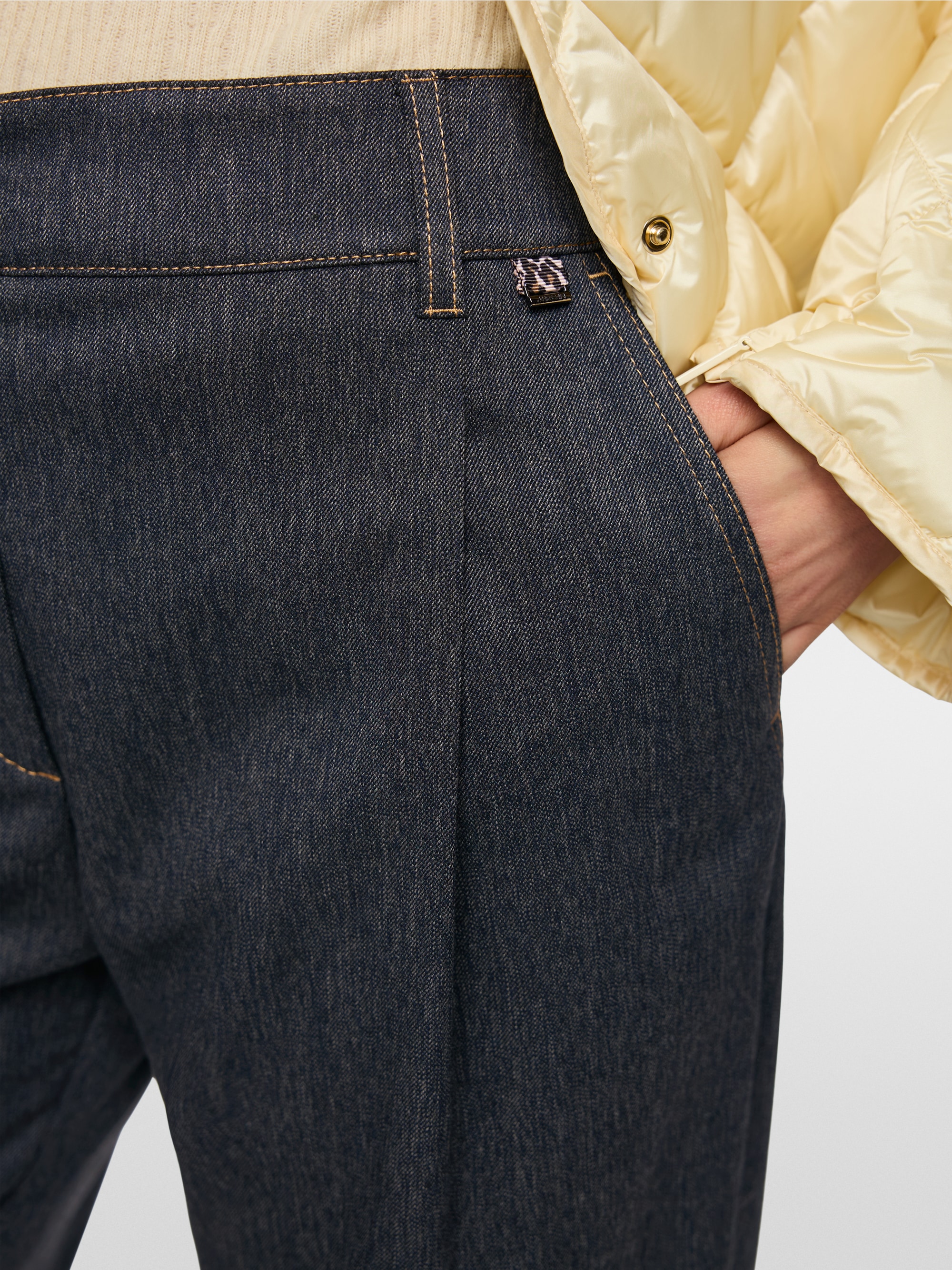 WELS wide fit pleated trousers