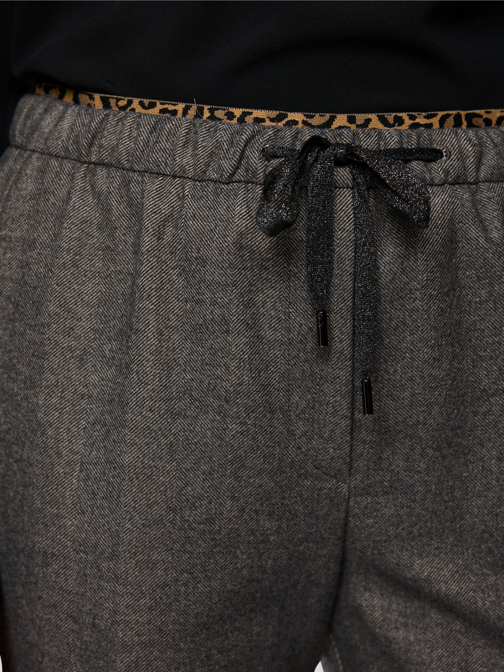 RHODOS relaxed fit pull-on trousers