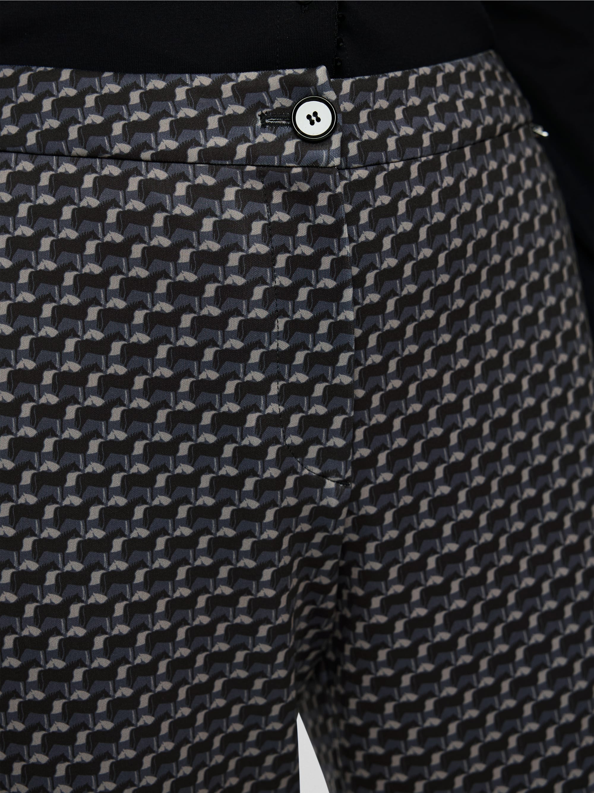 RENTON relaxed fit fabric trousers
