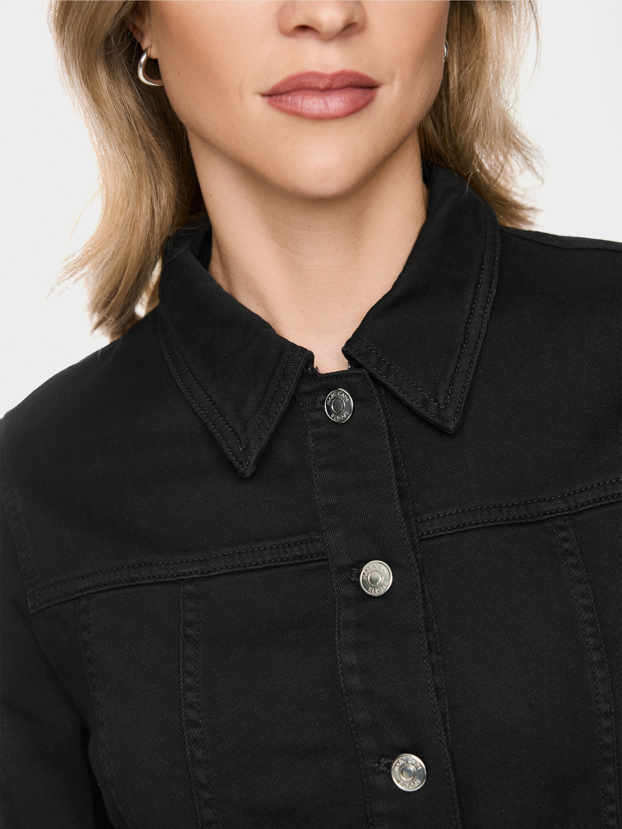 Robe courte en denim