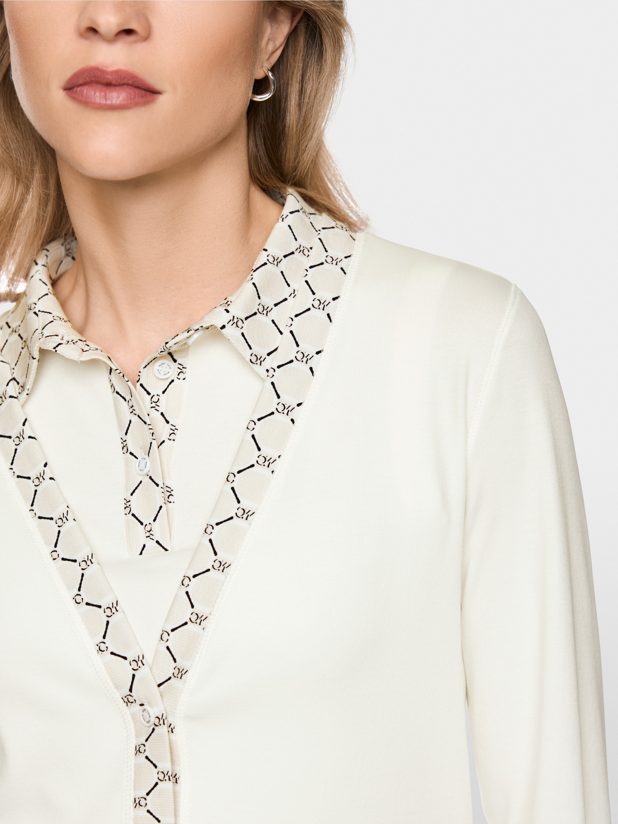 Veste en jersey avec détails imprimés