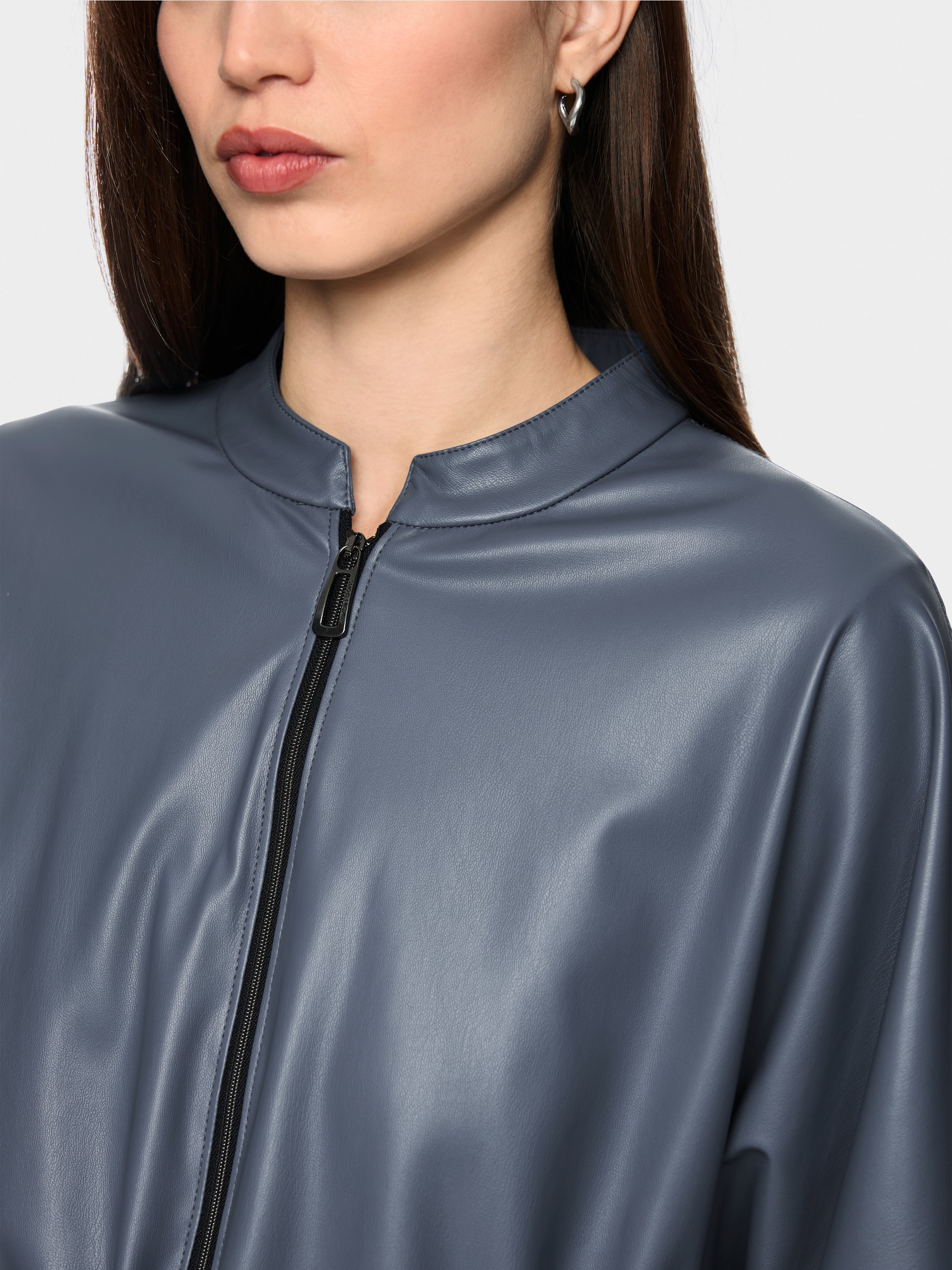 Faux leather jacket