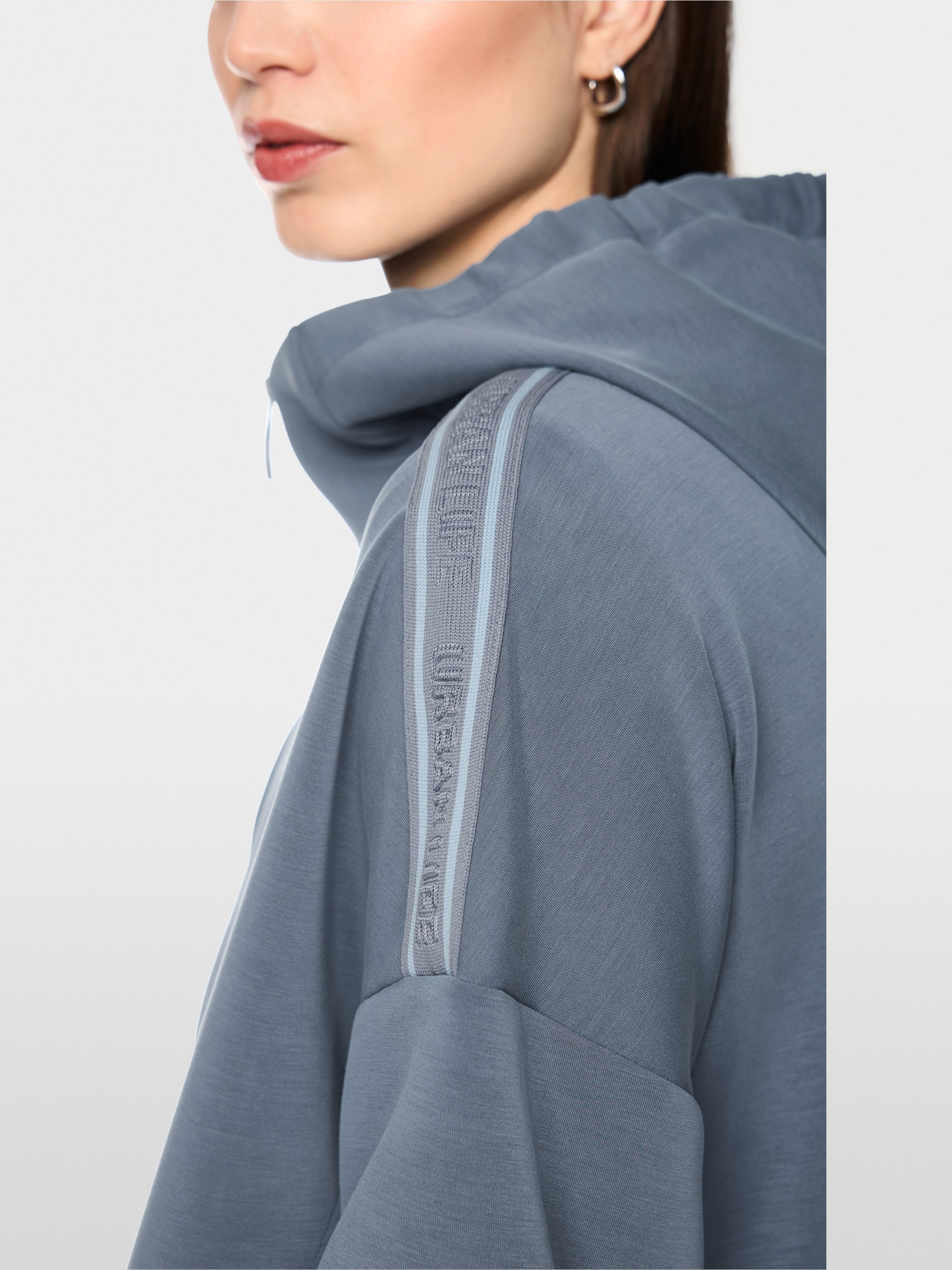 Oversized jersey jacket