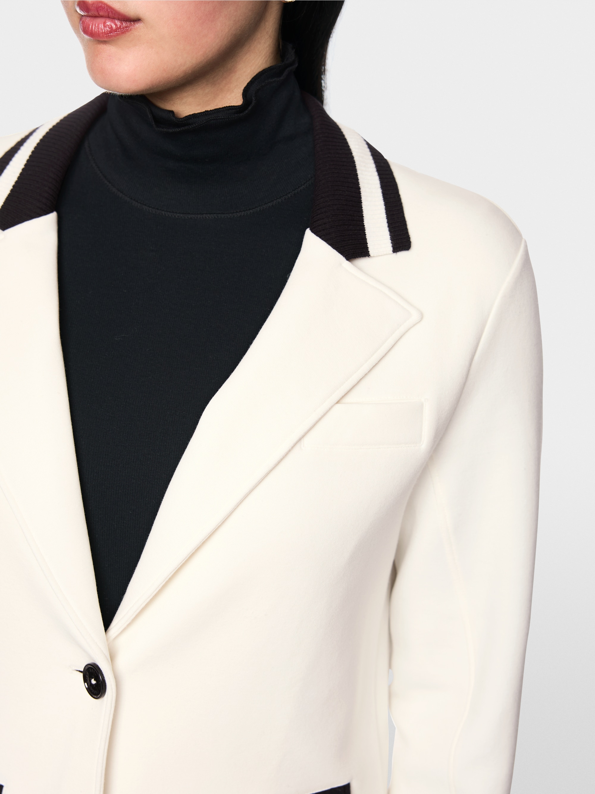 Scuba jersey blazer