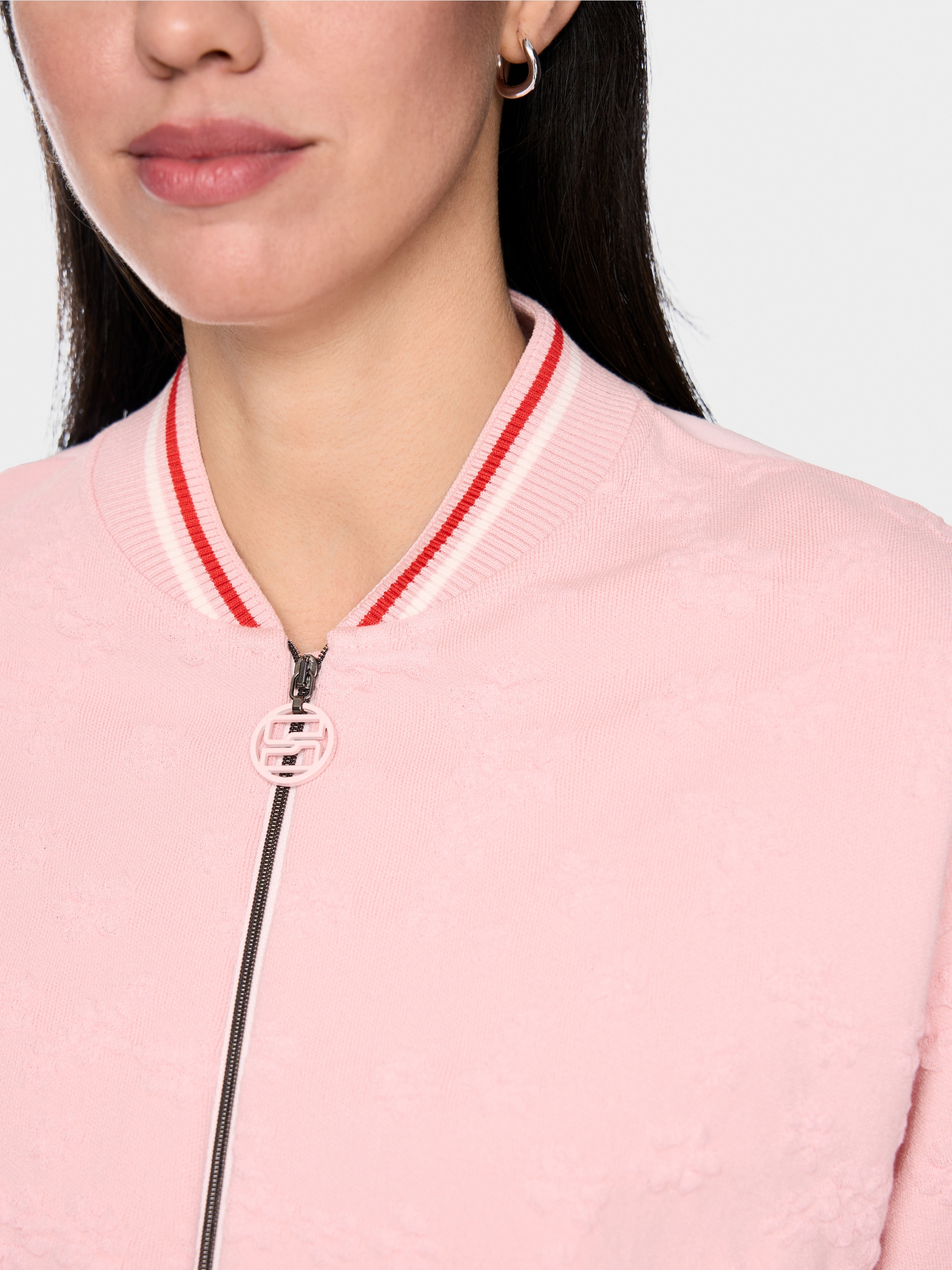 ‘Knitted in Germany’ blouson cardigan