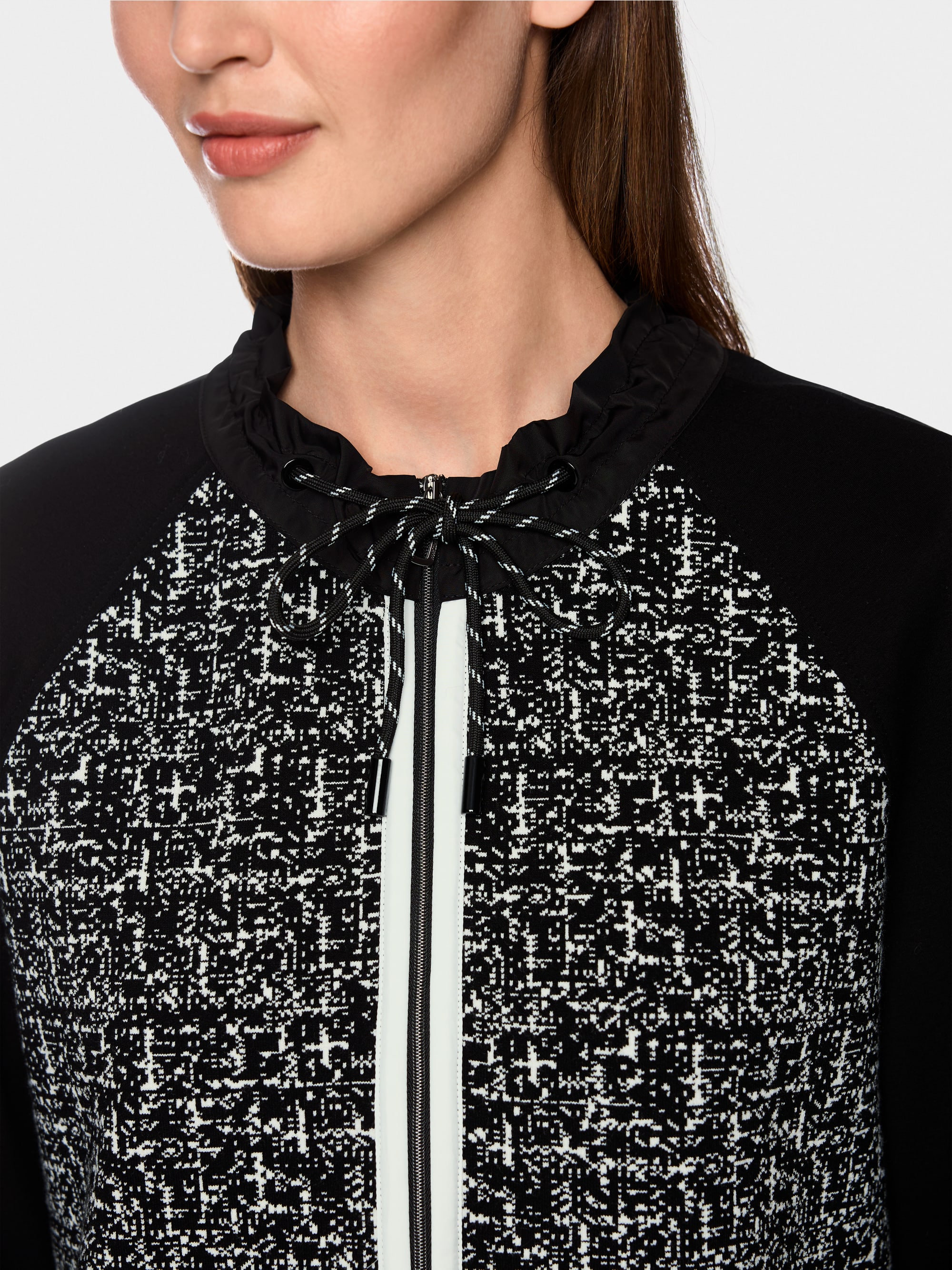 ‘Knitted in Germany’ zip cardigan