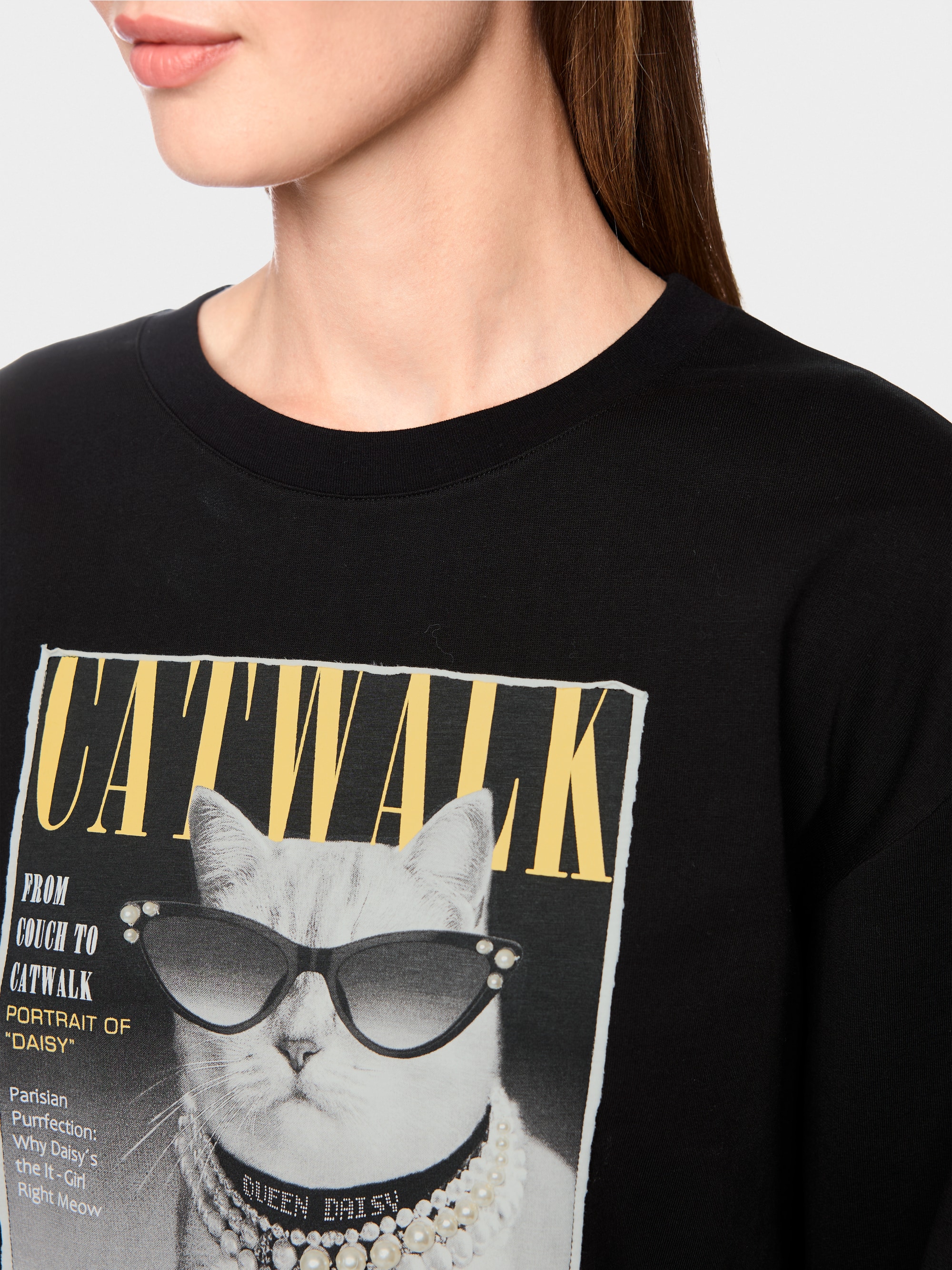 Sweatshirt with iconic print