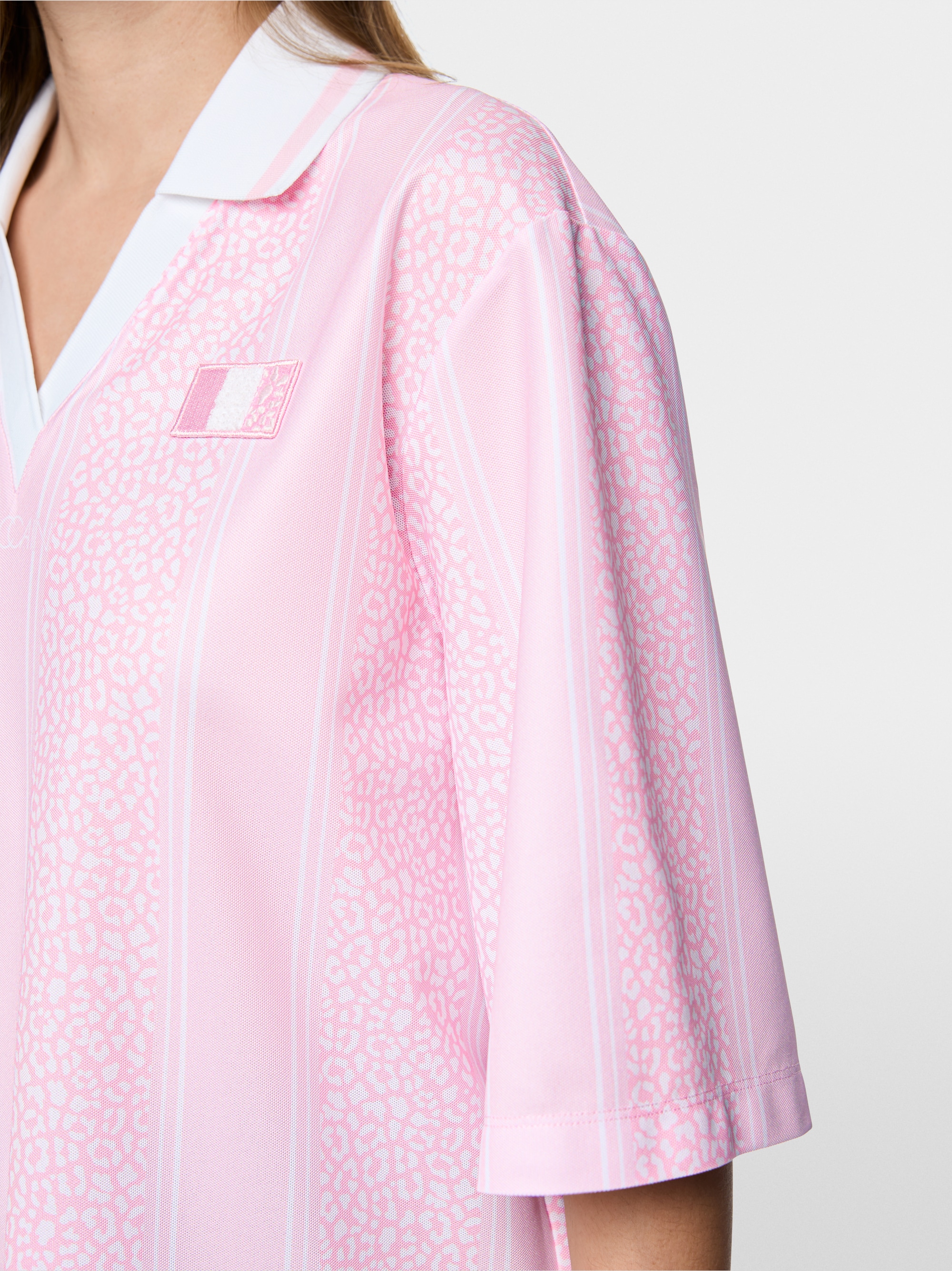 Jersey-style polo shirt