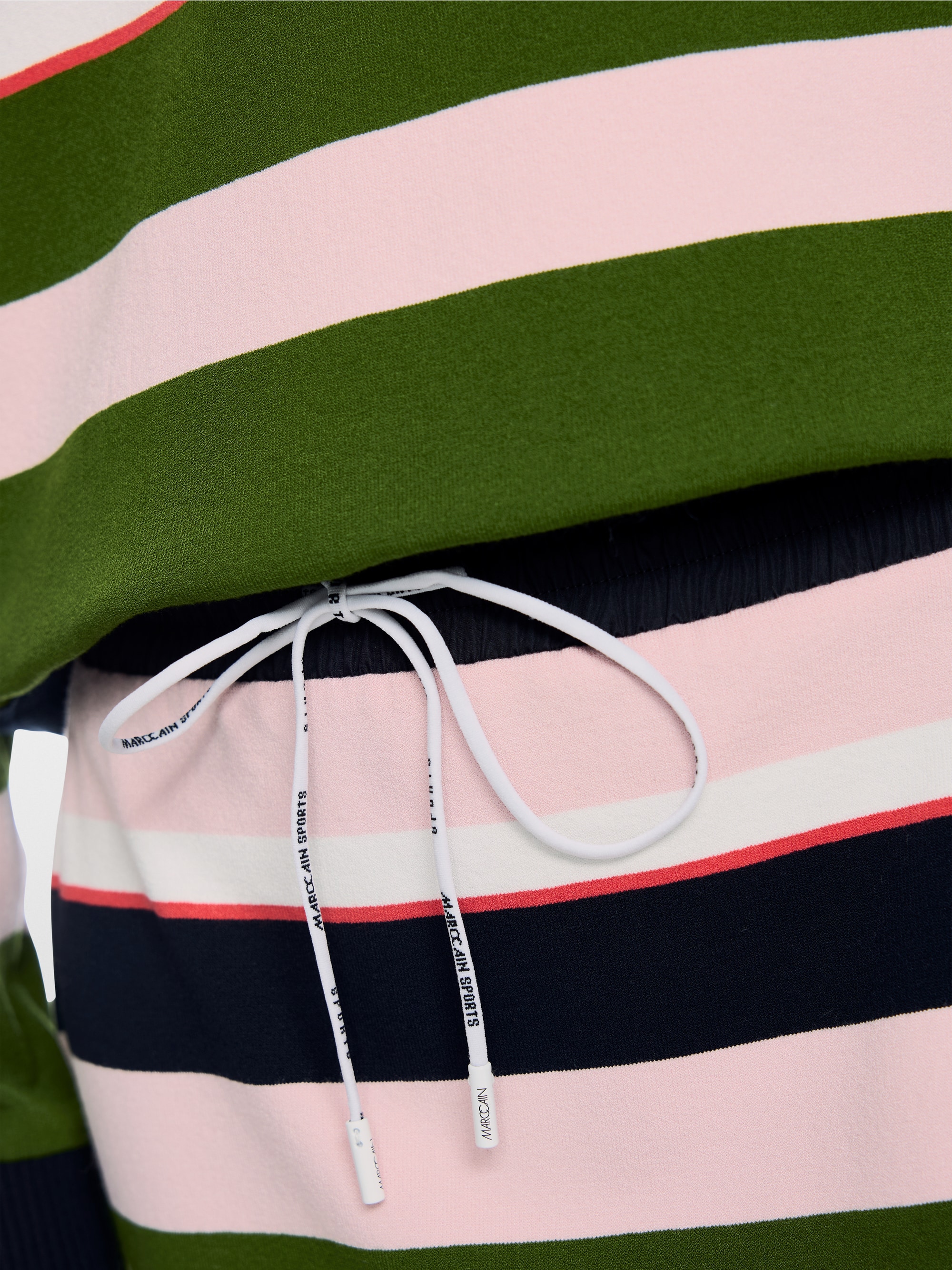 ‘Knitted in Germany’ striped skirt