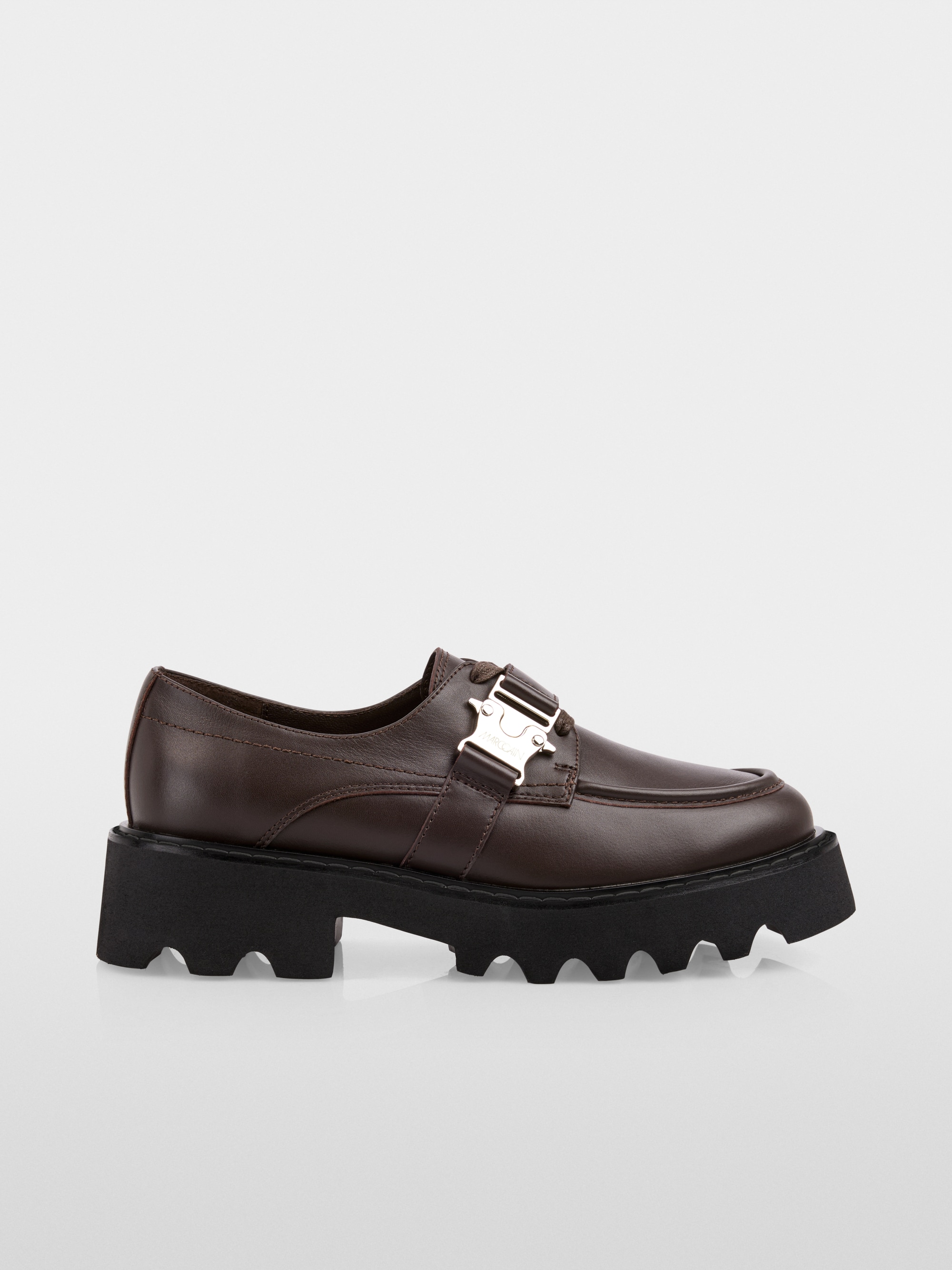 Loafers with buckle straps