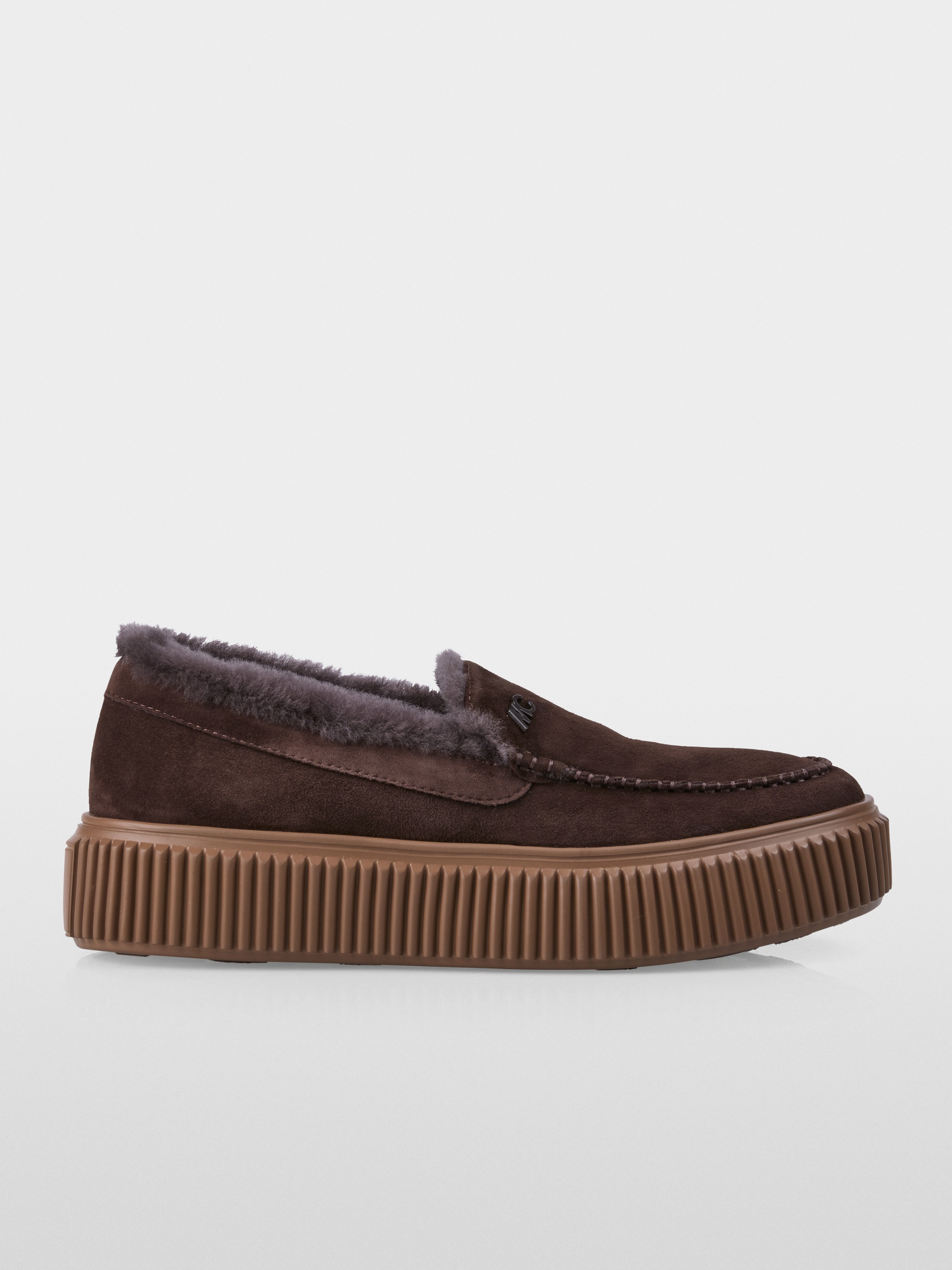 Mocassins en cuir velours d'agneau