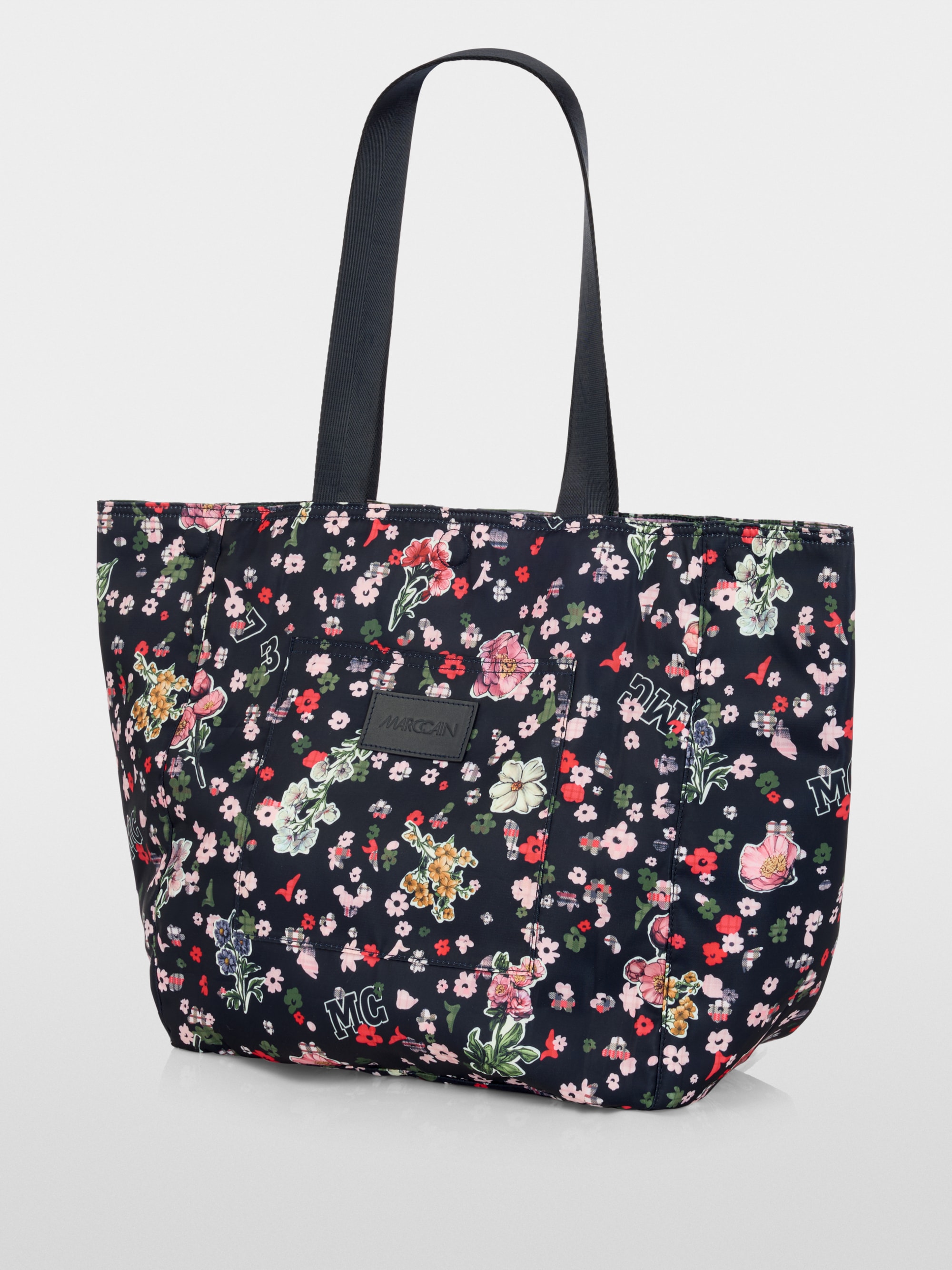 Reversible nylon shopper