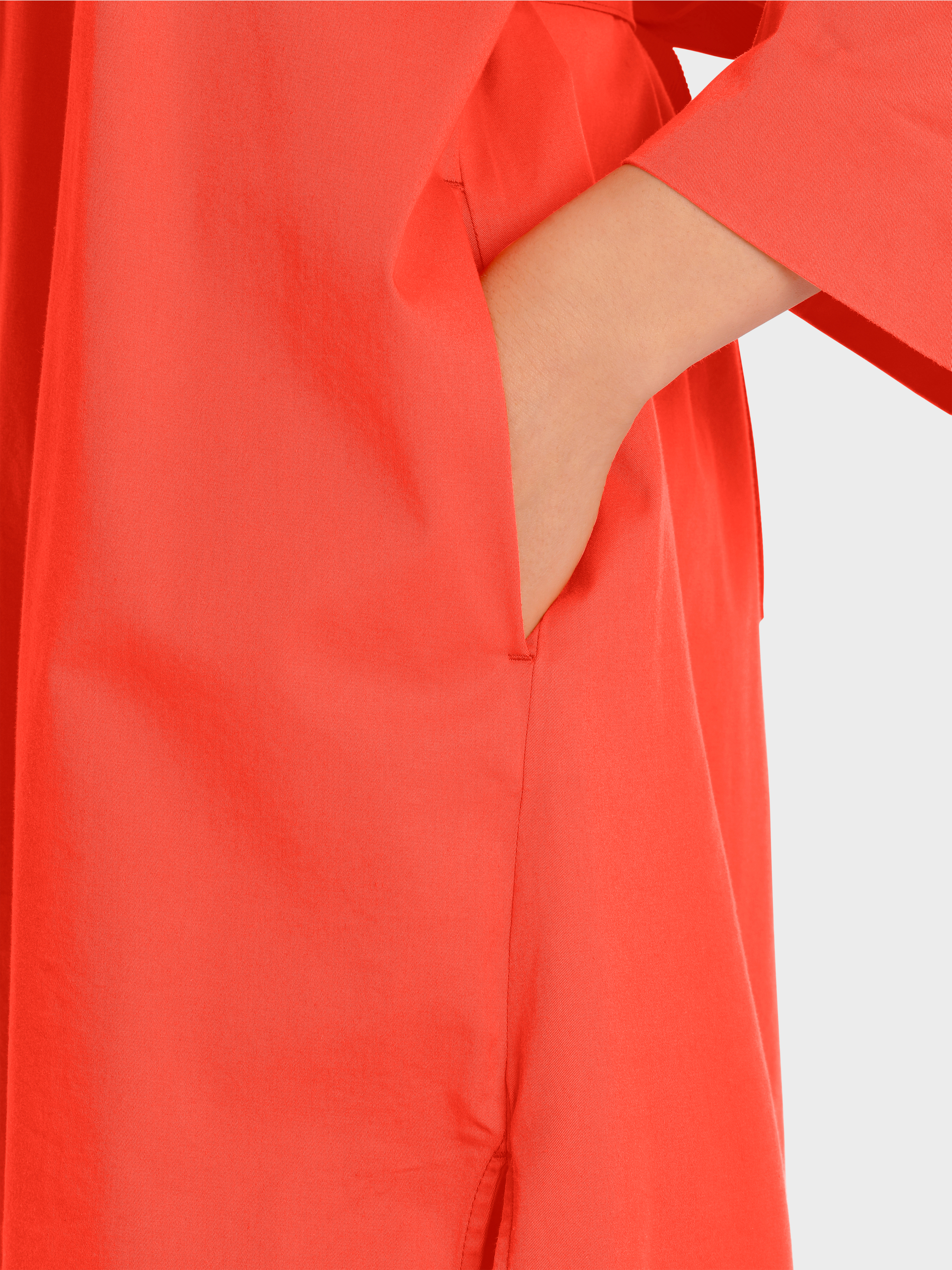 Hemdblusenkleid mit ¾-Ärmel | marc-cain.com/de