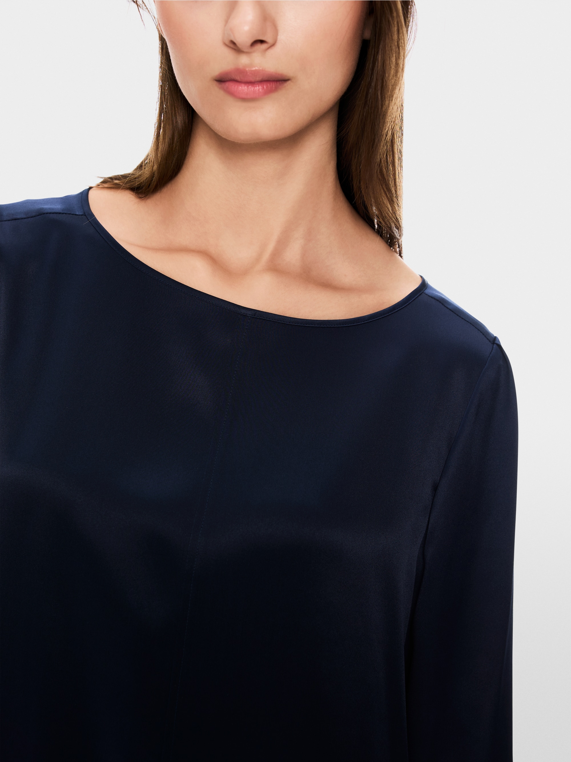Losse zijden blouse