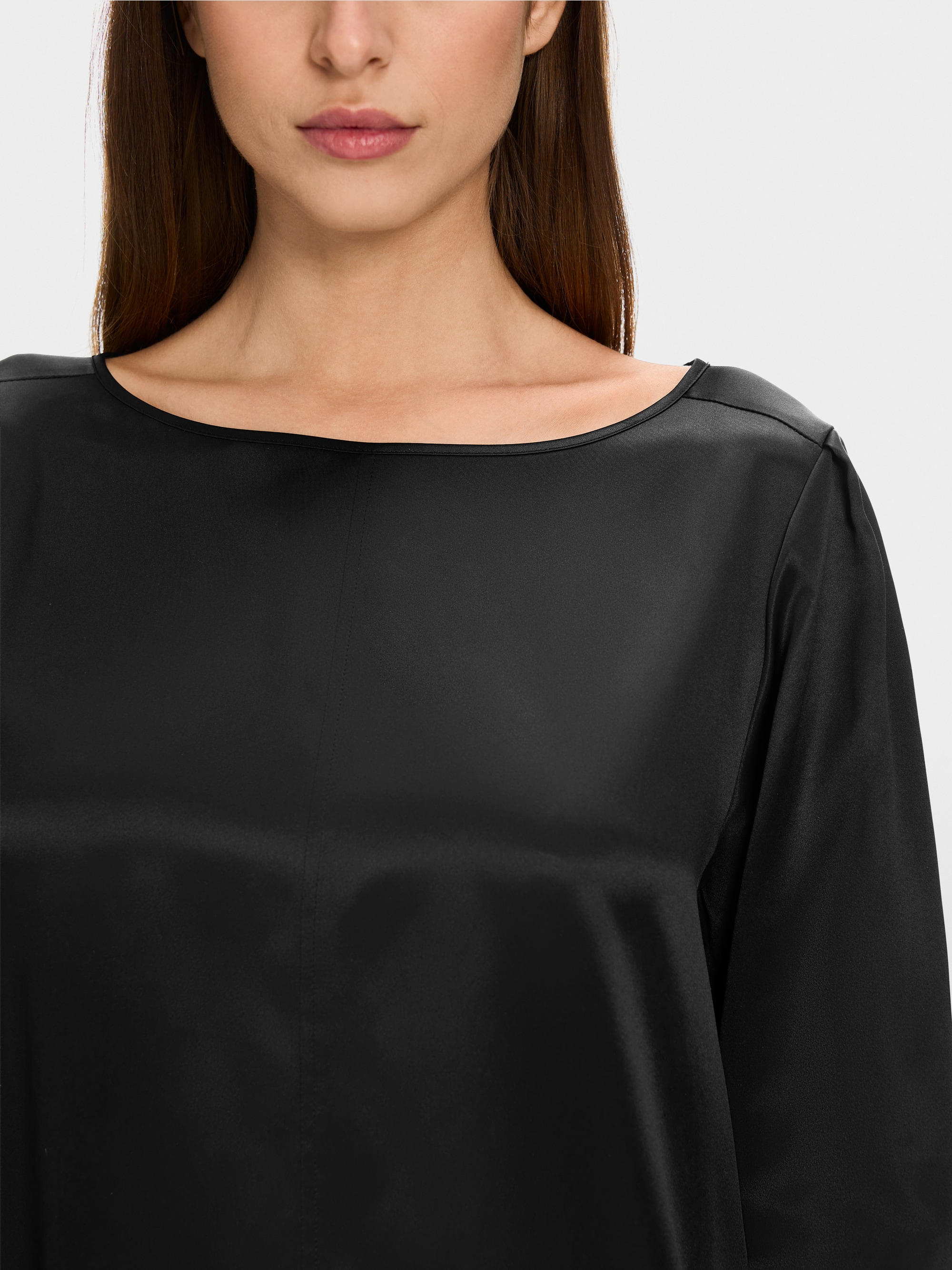 Losse zijden blouse