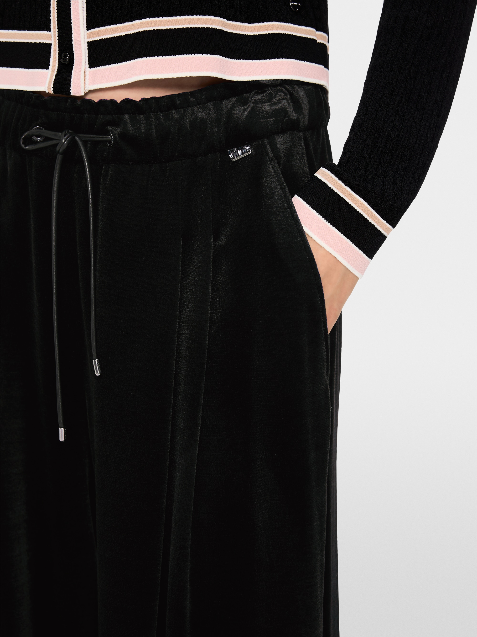 Hose aus Samt-Jersey Modell WINNIPEG