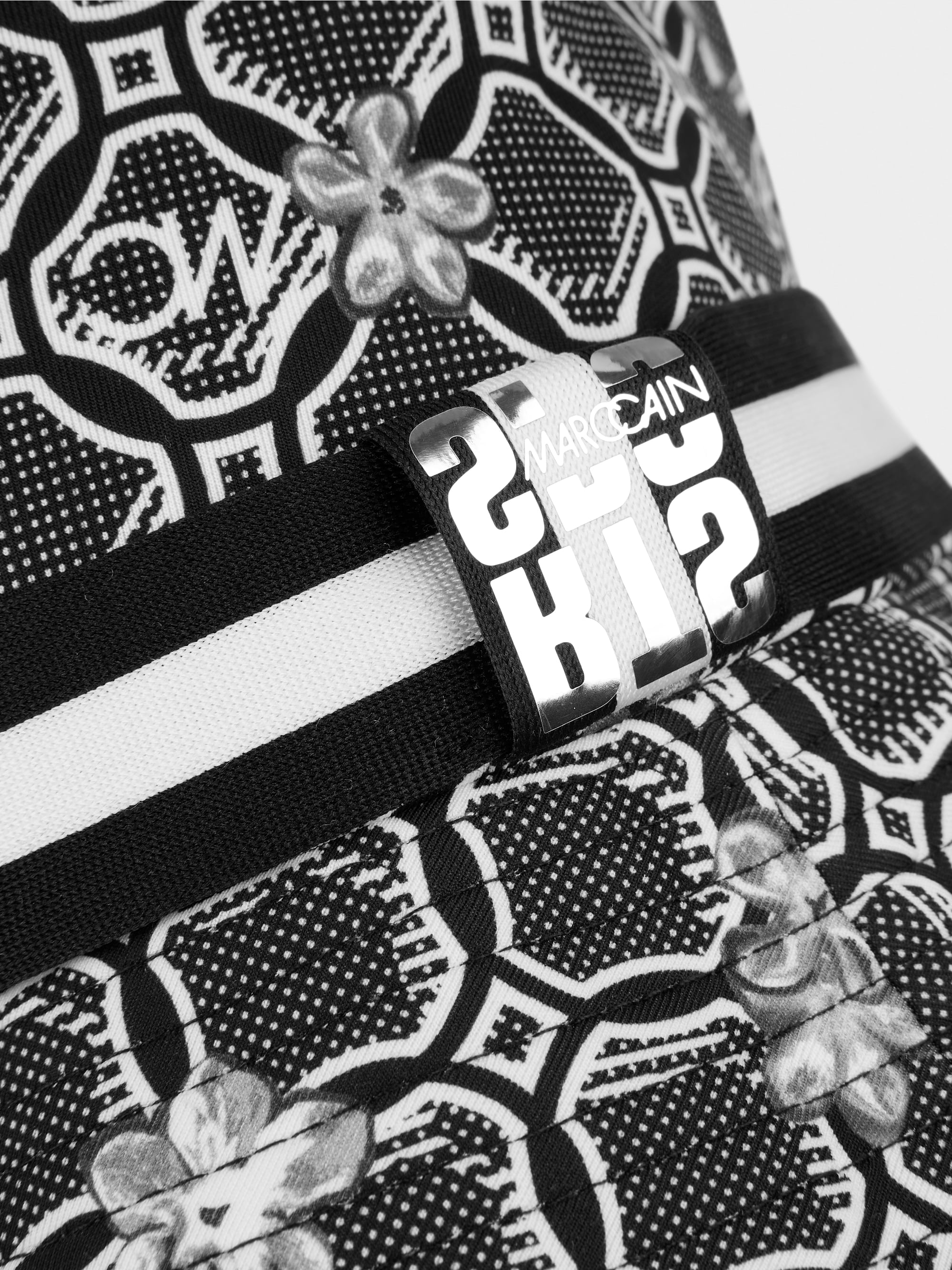 Bucket hat met all-over print