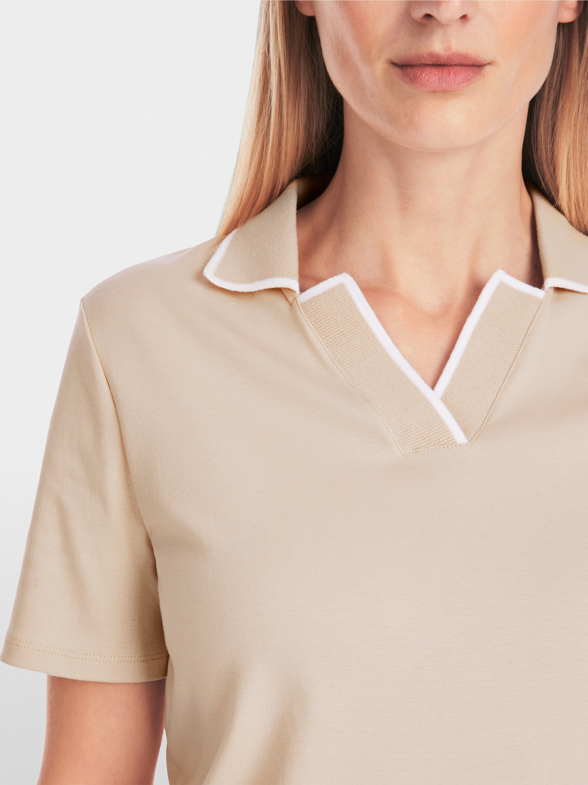 Poloshirt in katoenjersey
