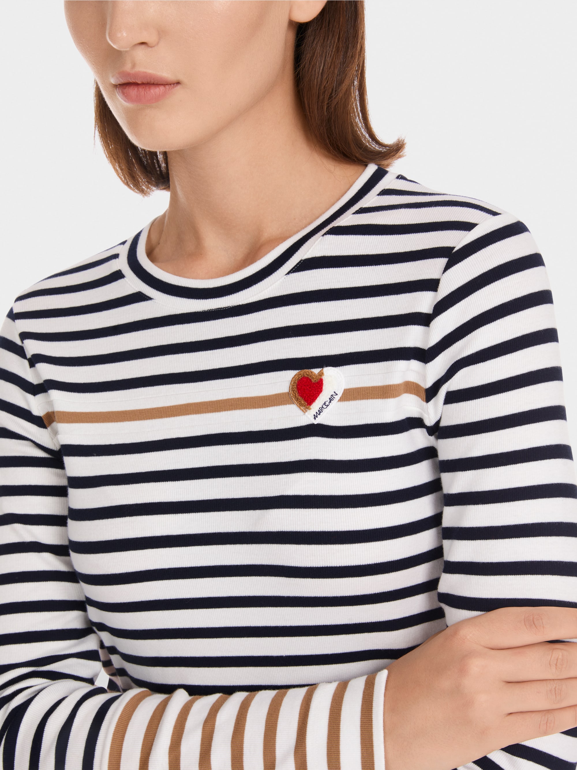 Longsleeve met gestreepte strepen