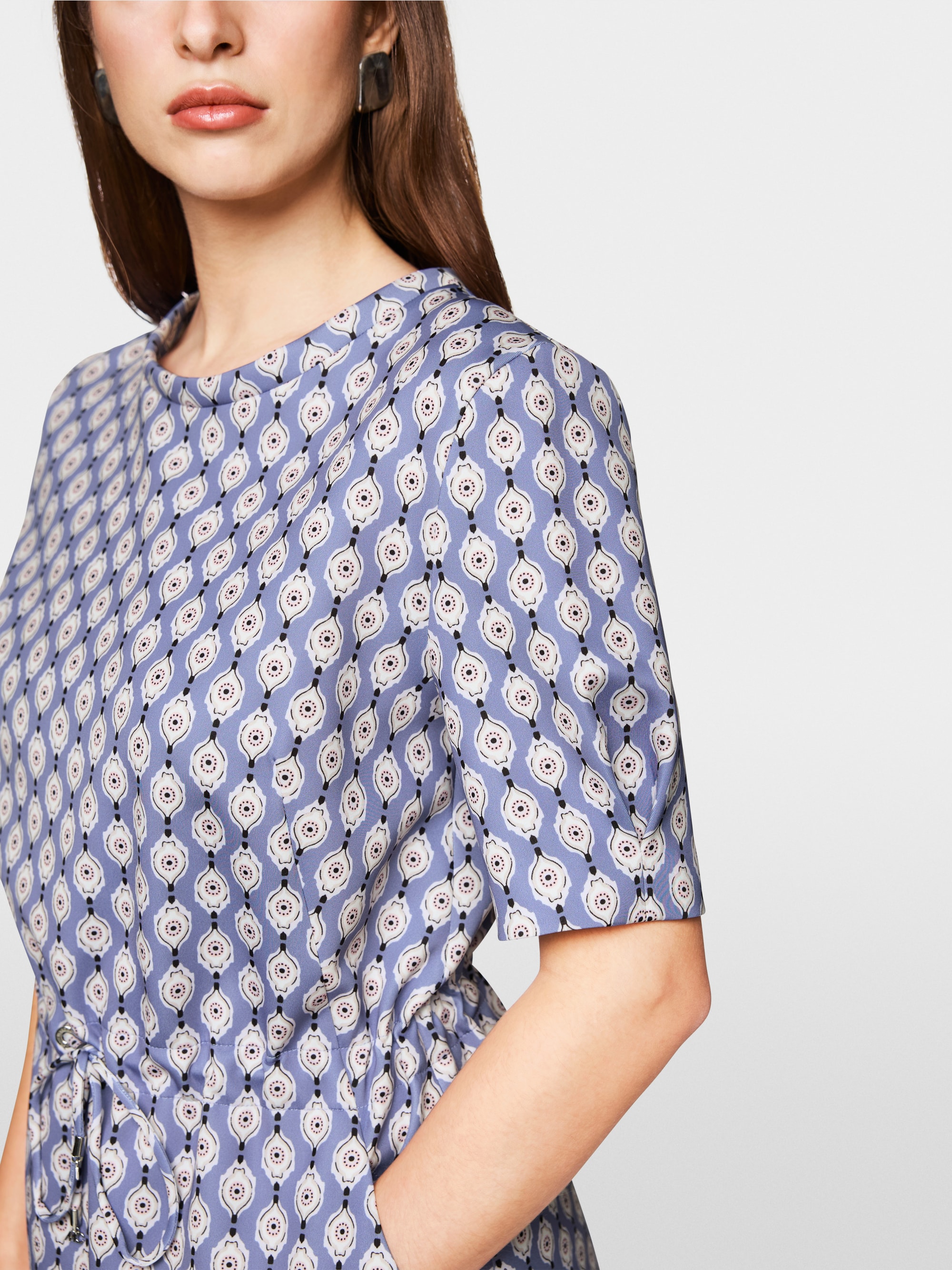 T-Shirt-Kleid mit Tunnelzug