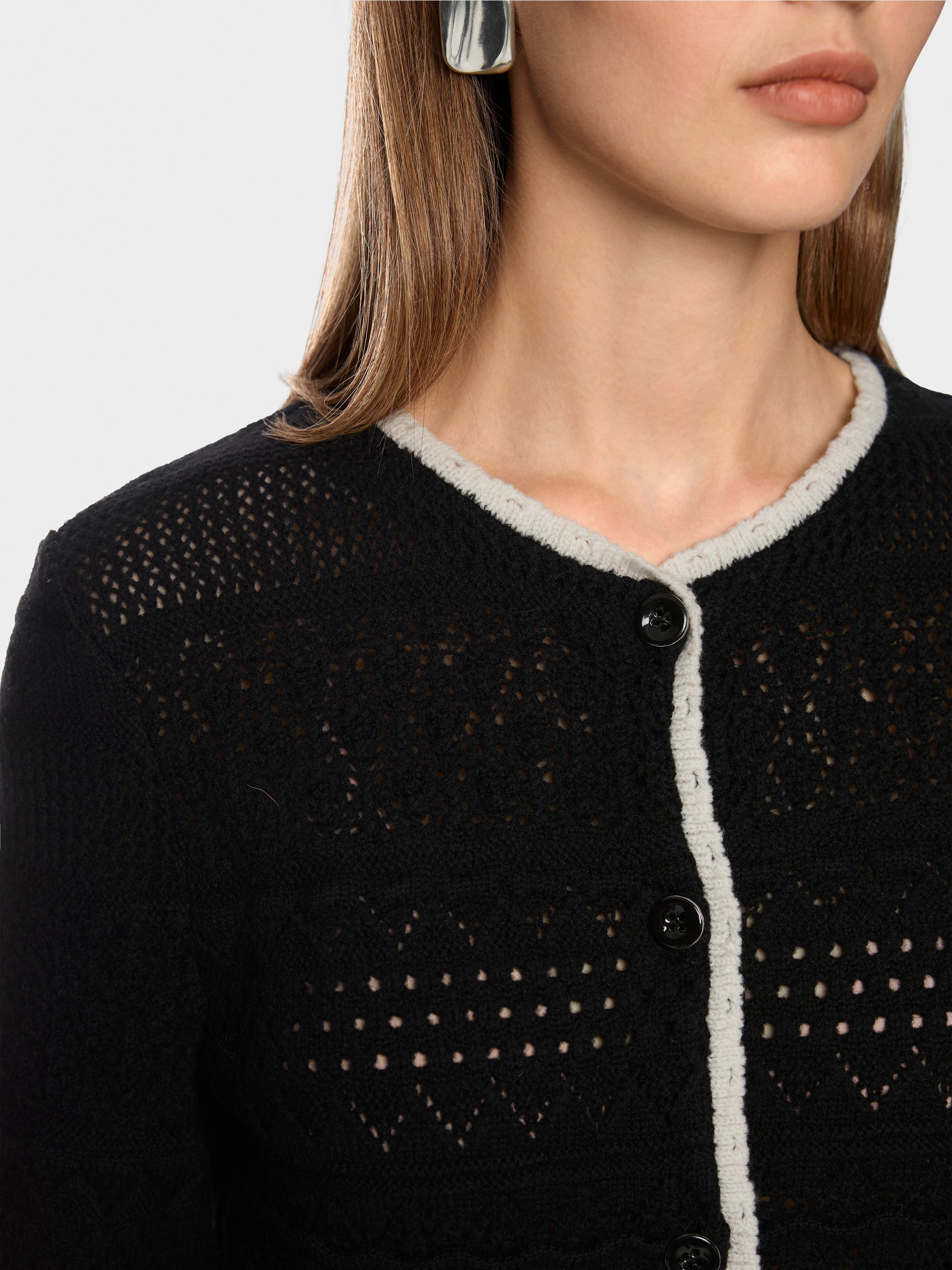Langer Cardigan Knitted in Germany