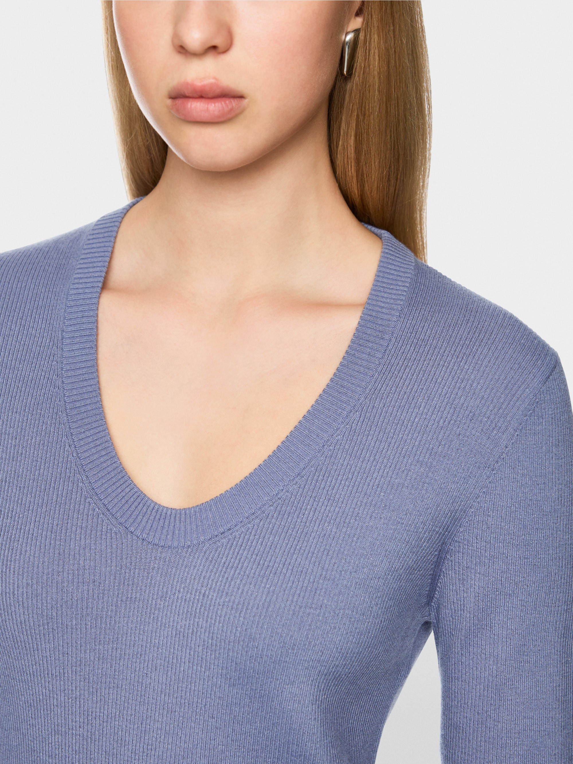 Rippstrick Pullover
