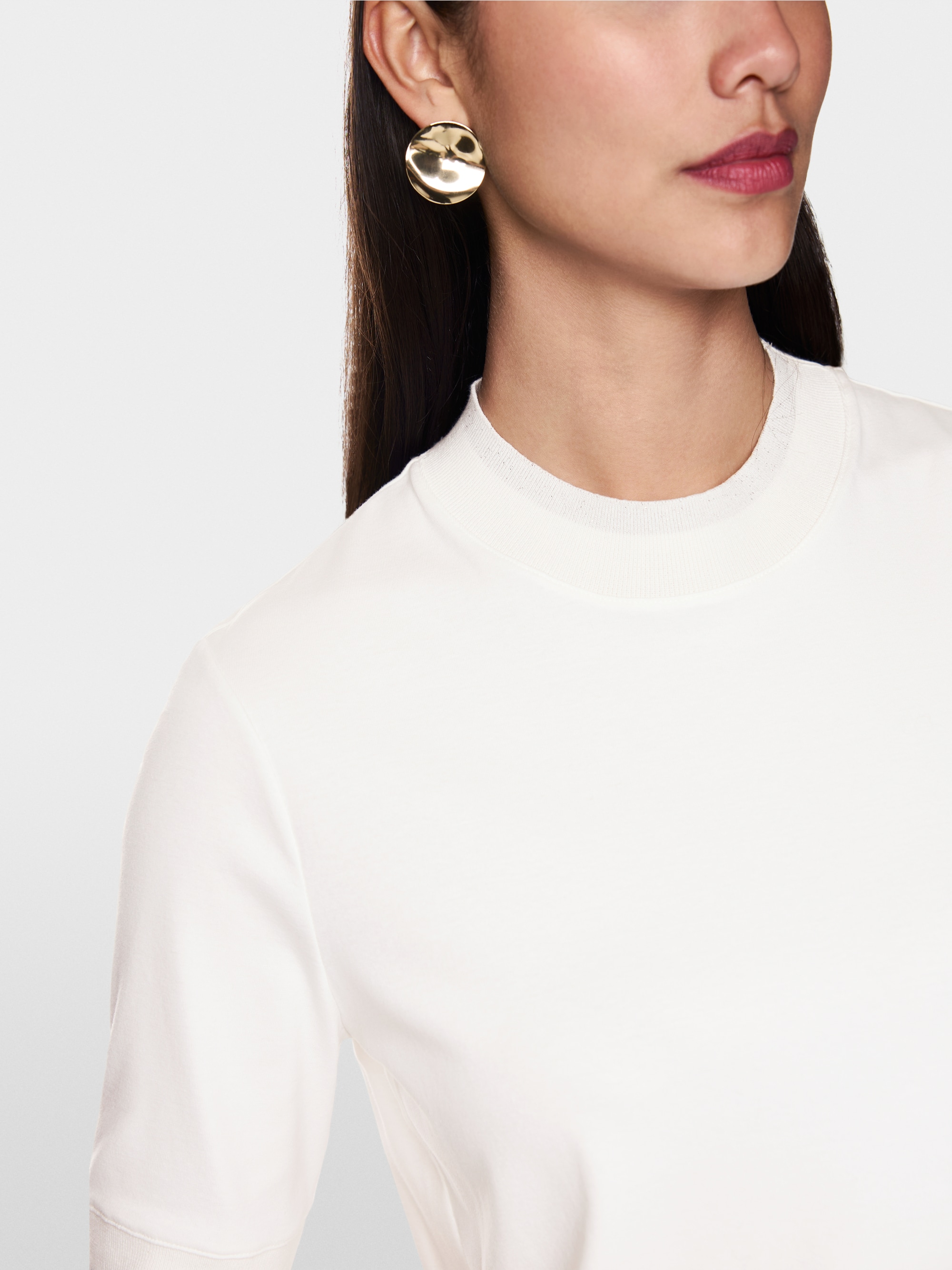 T-shirt avec détails en lurex