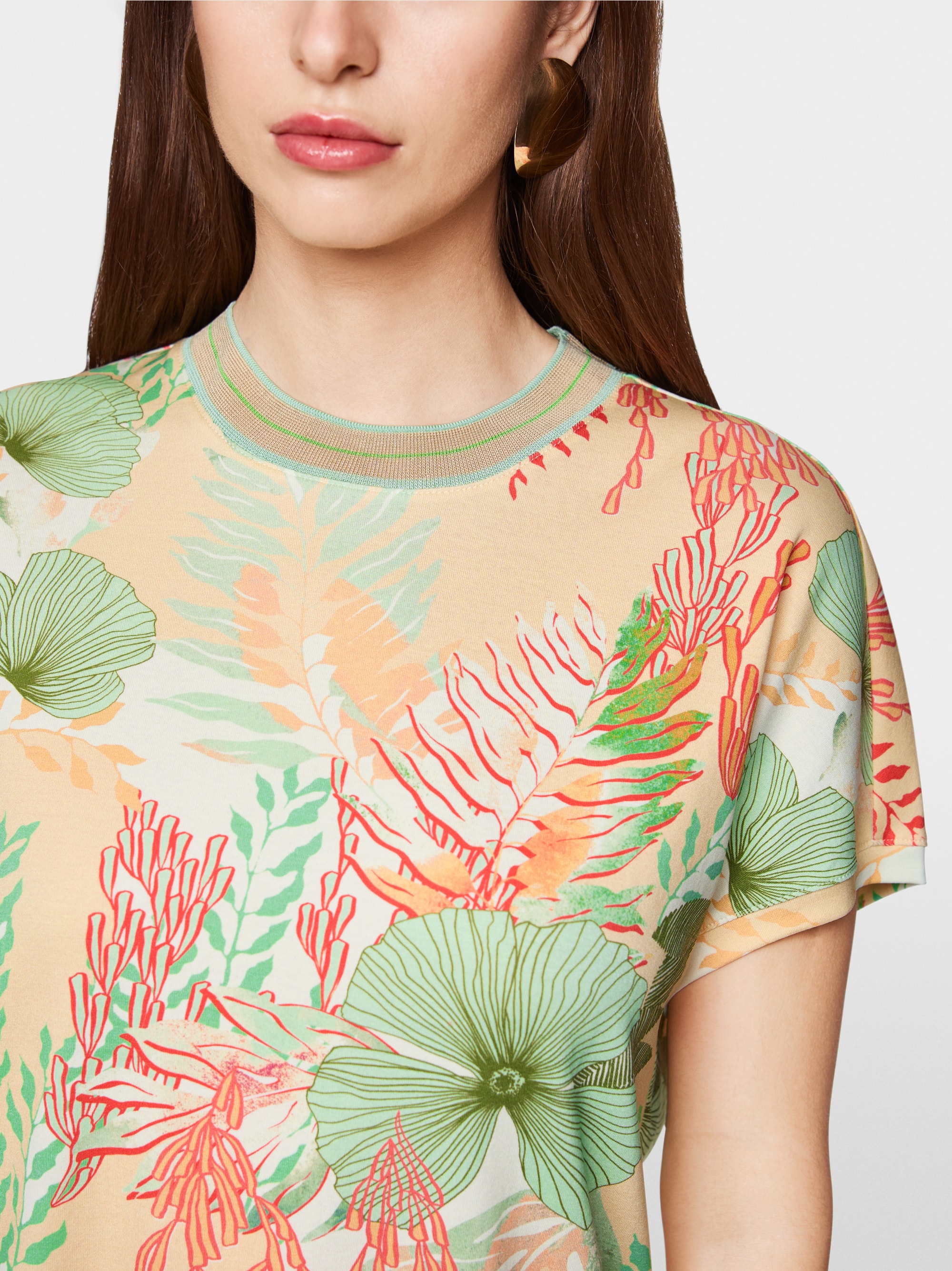 T-shirt à imprimé floral