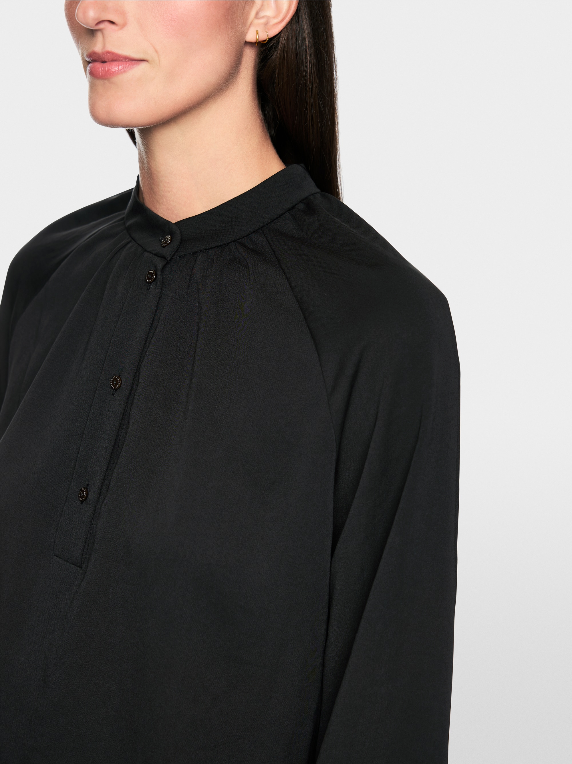 Bluse mit Stehkragen "Rethink Together"