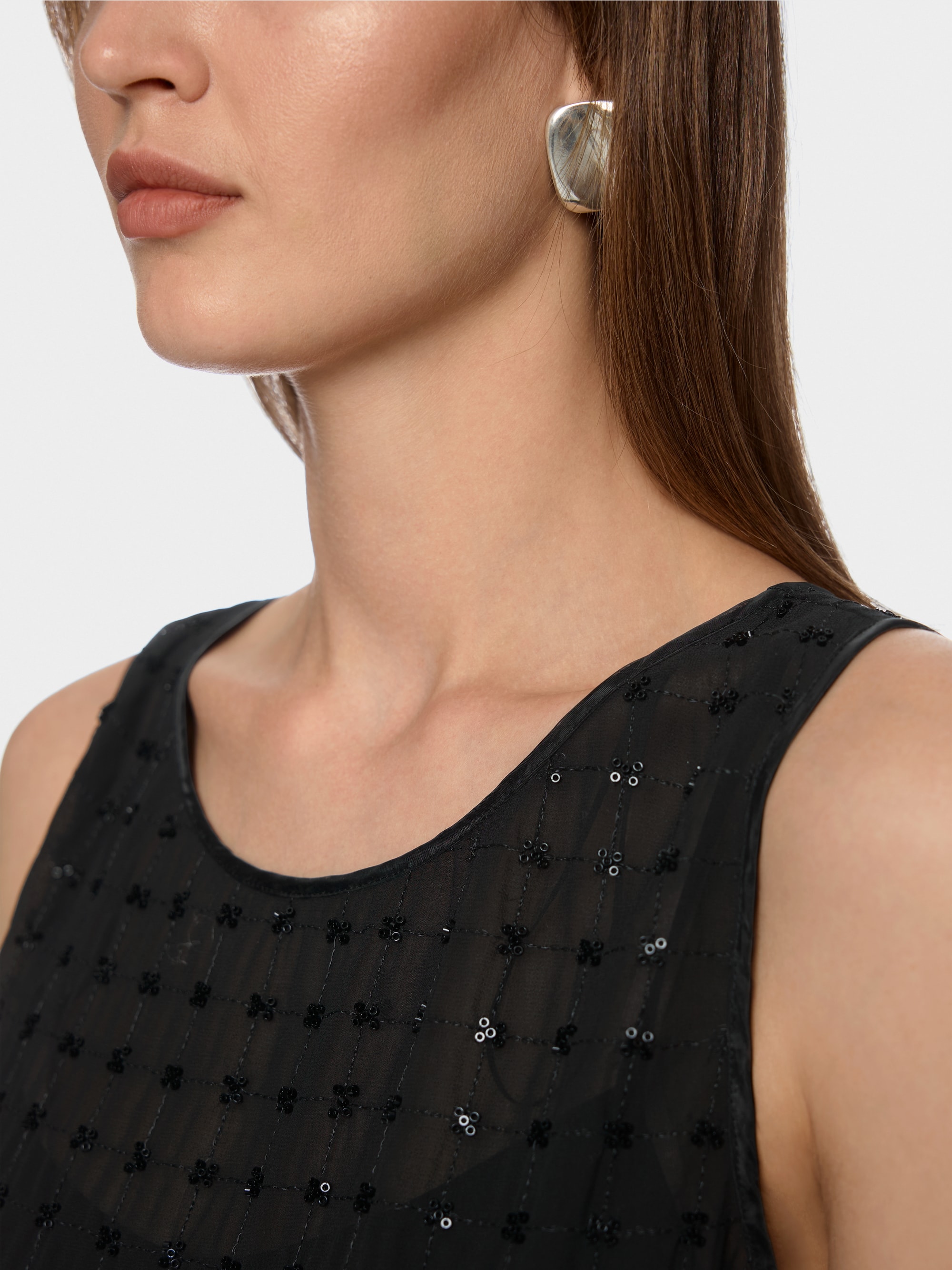 Top à paillettes