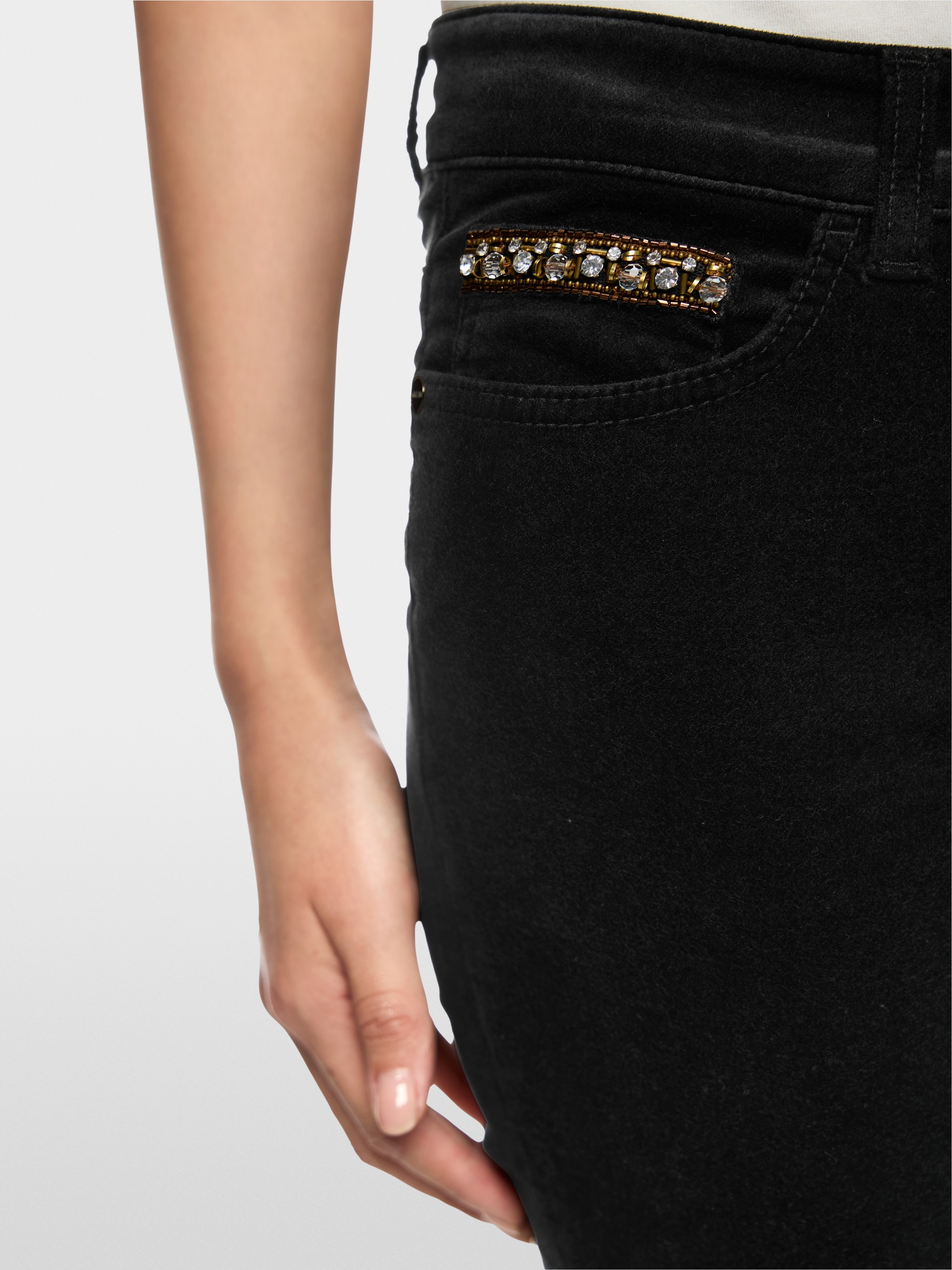 Slim fit broek SILVI Low Waist