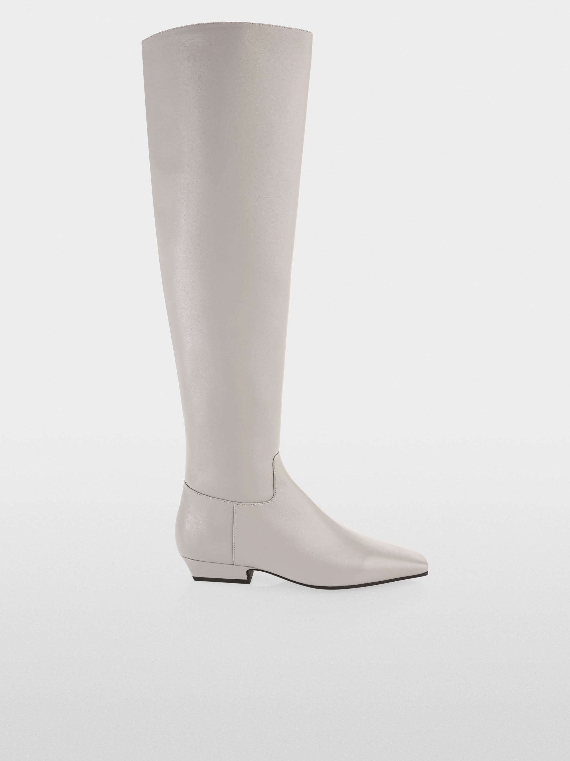 Bottes à tige longue en cuir