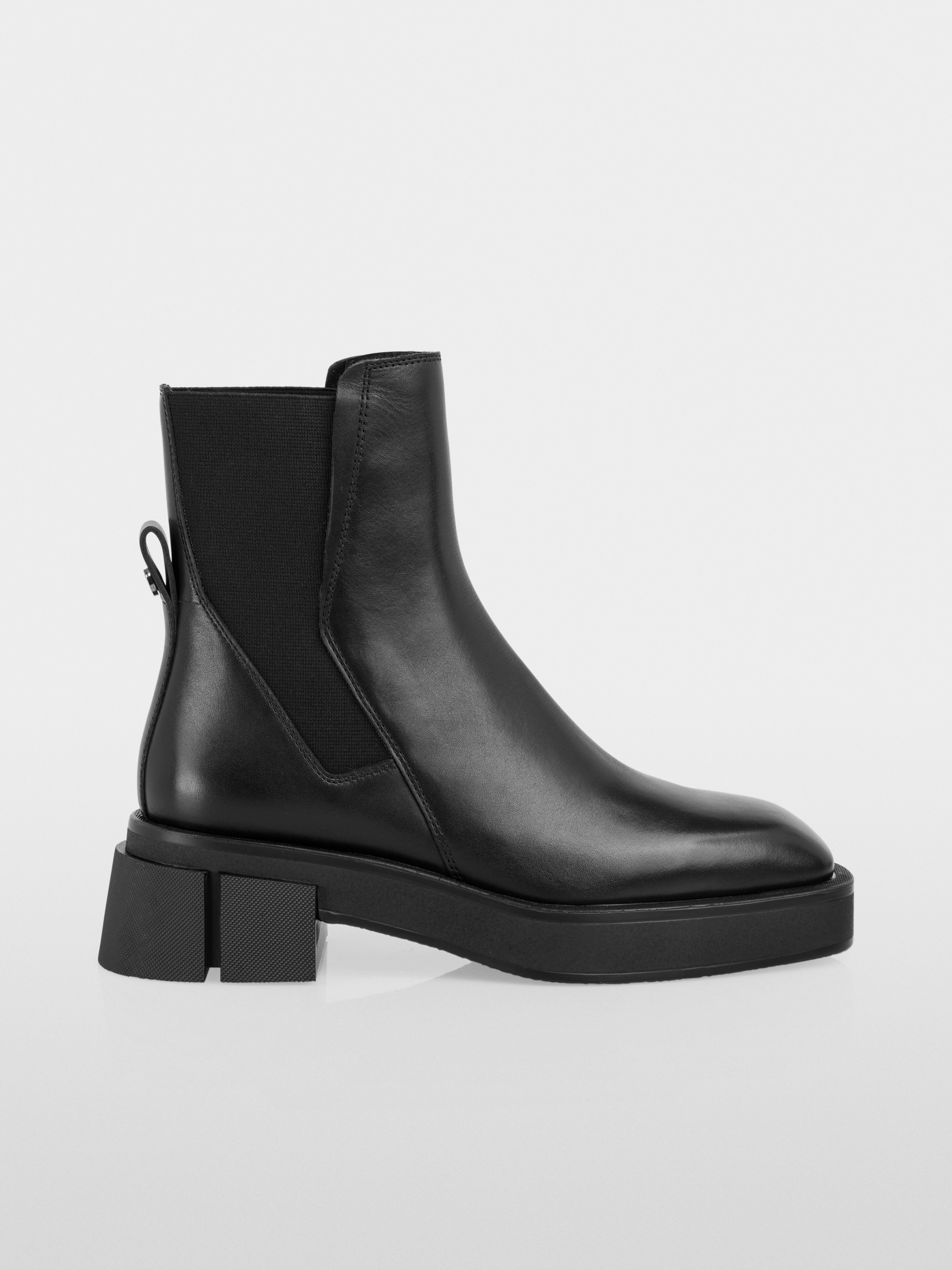 Bottines Chelsea à talons larges