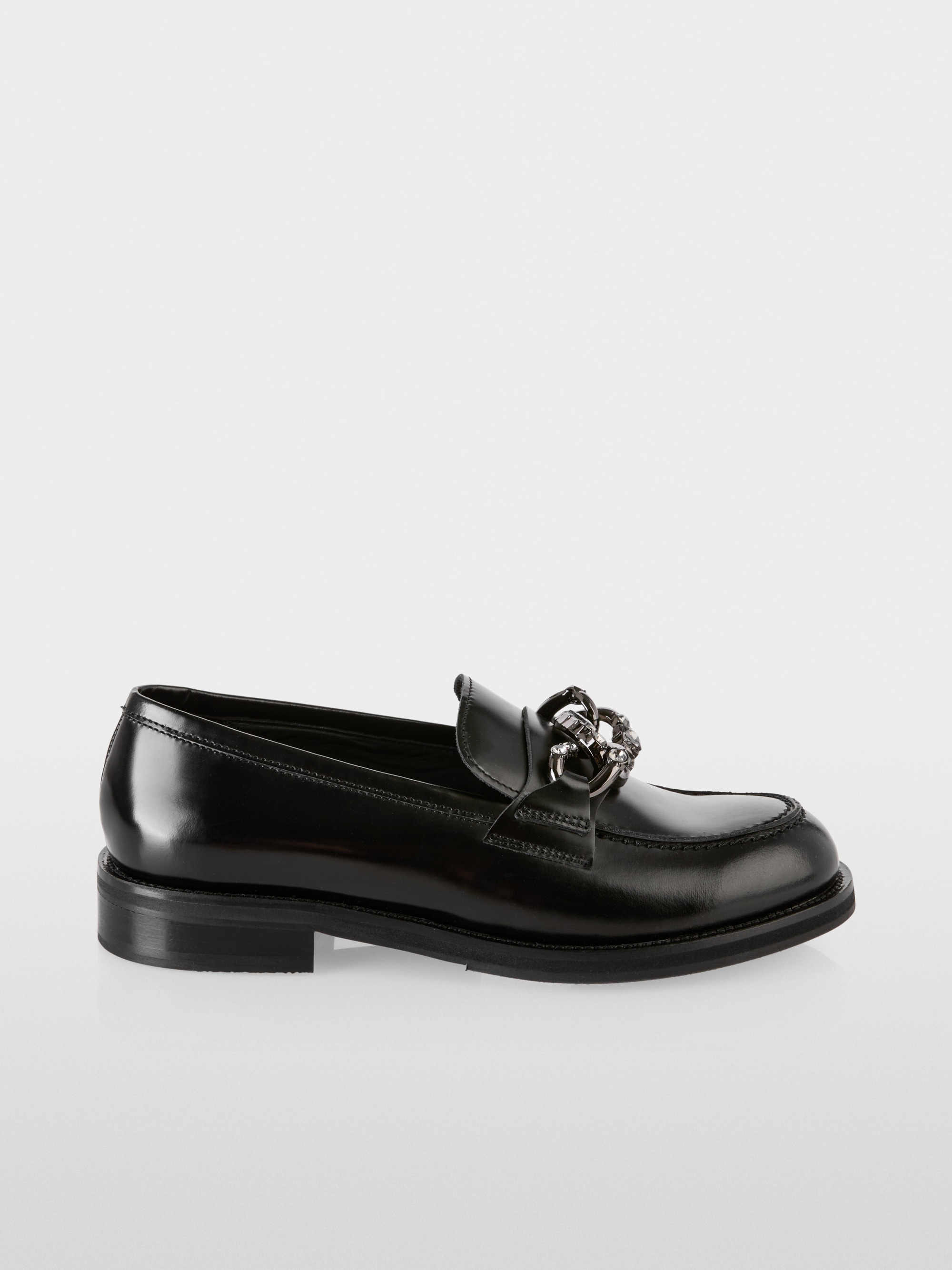 Mocassins avec détail métallique scintillant