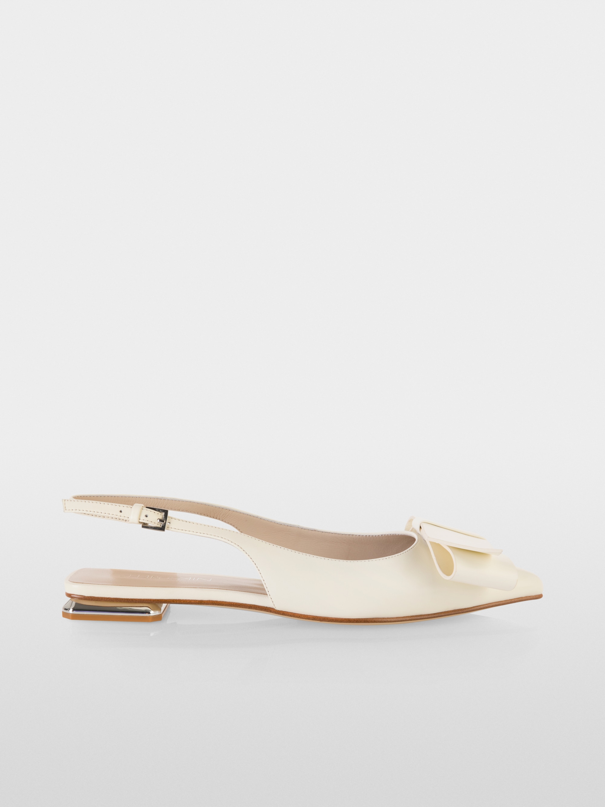 Sling ballerinas with bow