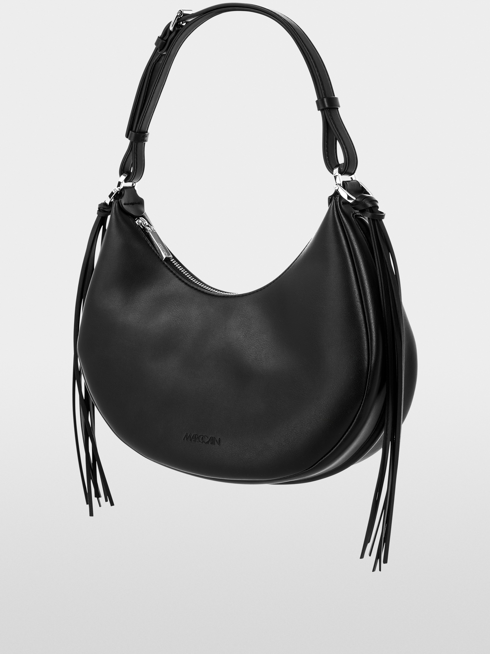 Schultertasche in Halbmondfrom