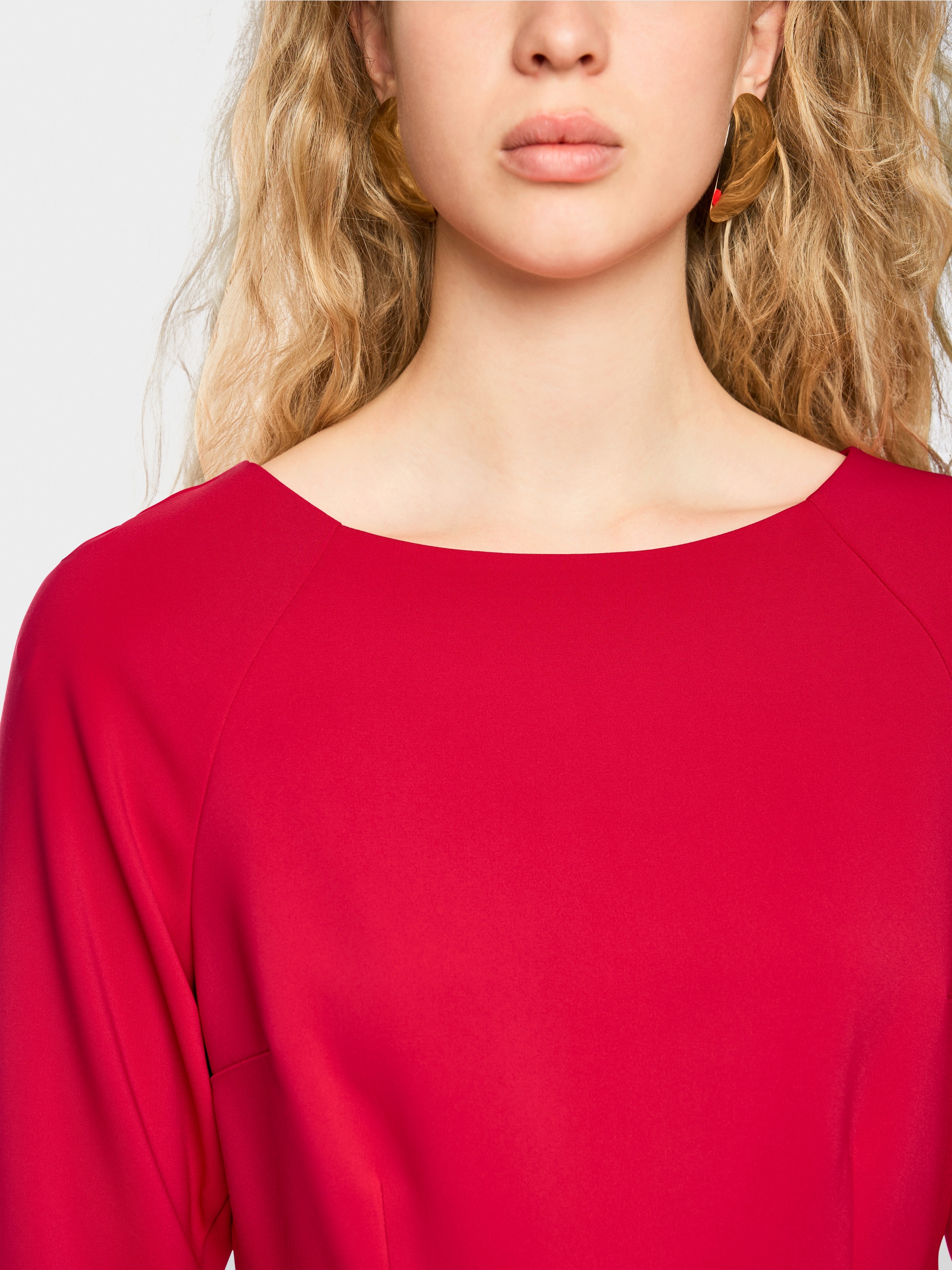Elegant blouse with peplum