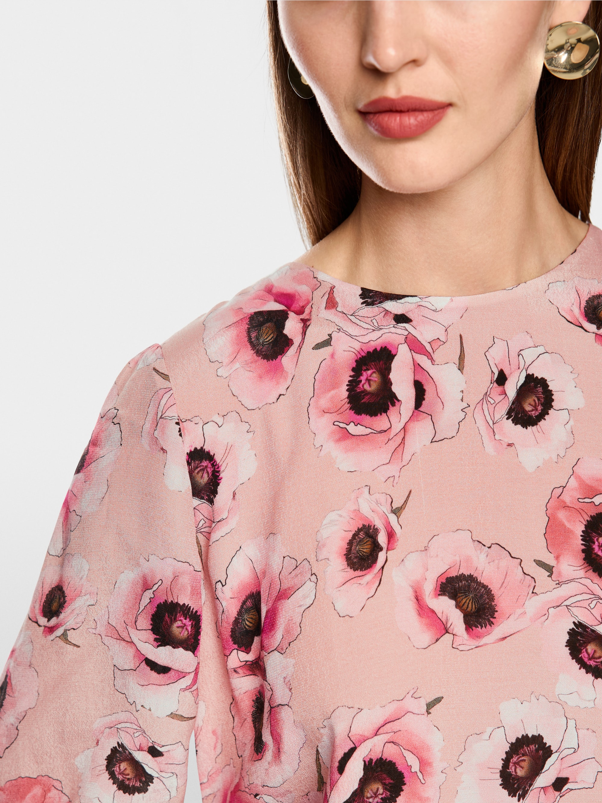 Blouseshirt met bloemenmotief