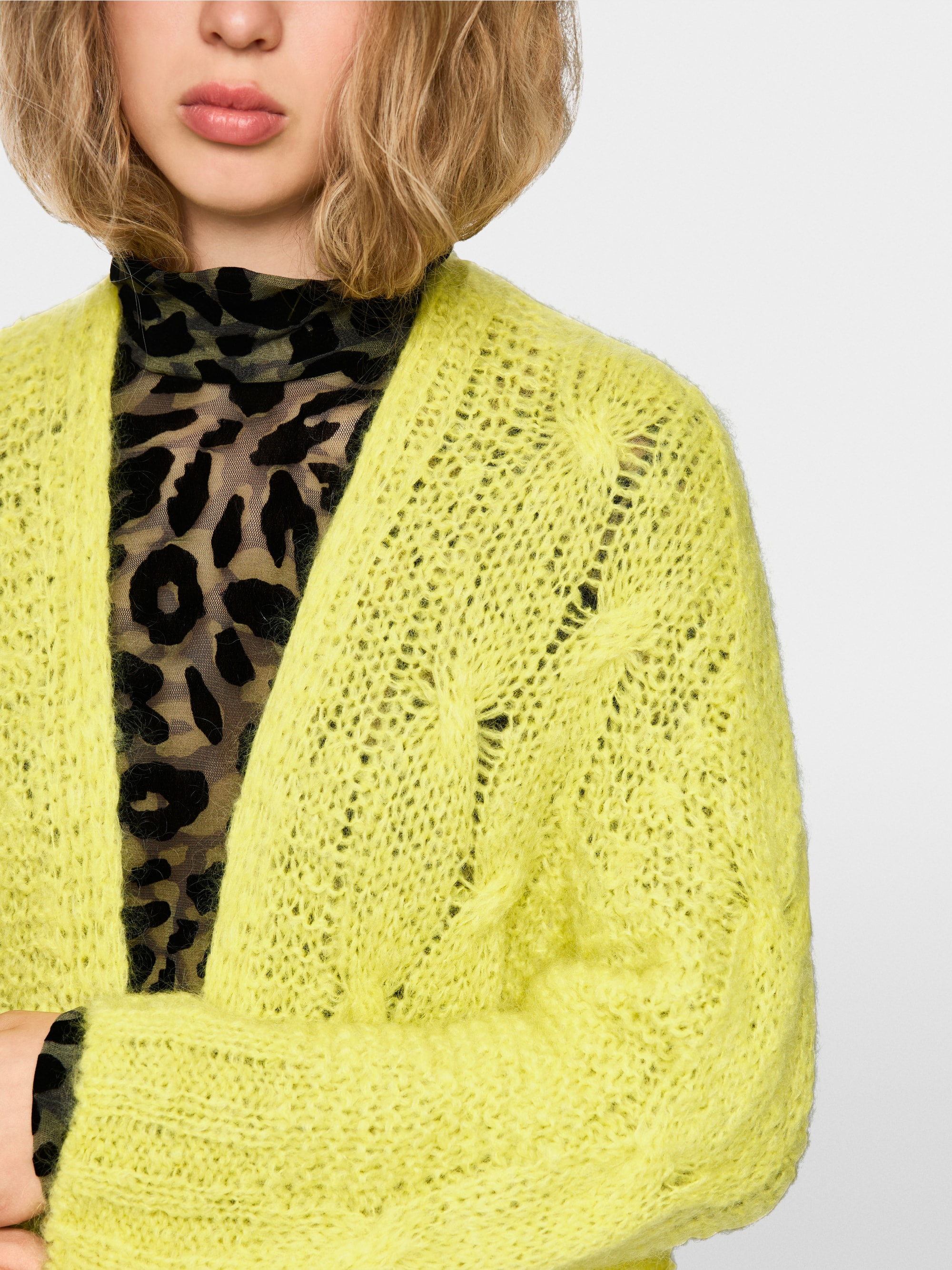 Cardigan en maille fine Knitted in Germany