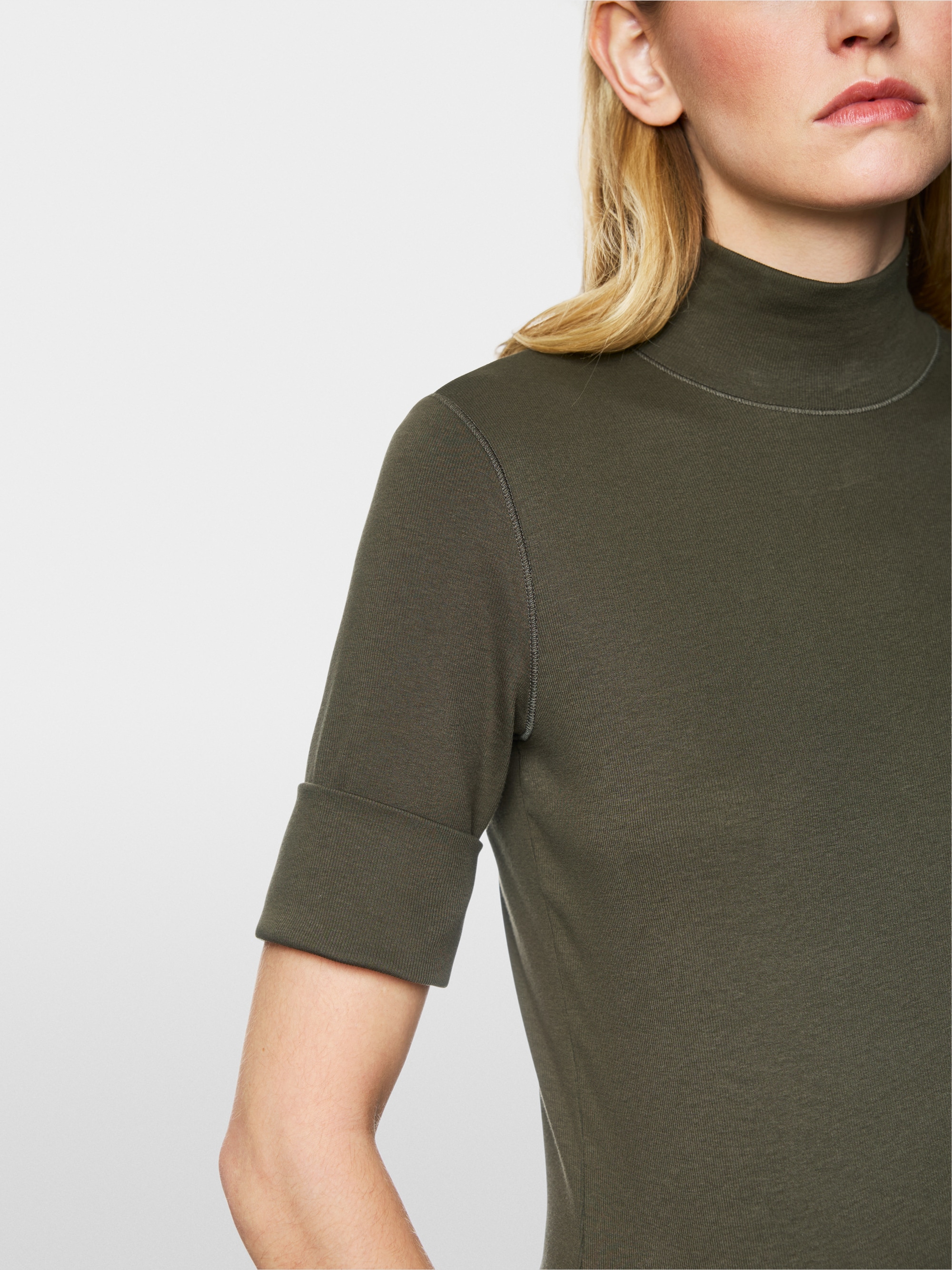 T-shirt basique en coton stretch