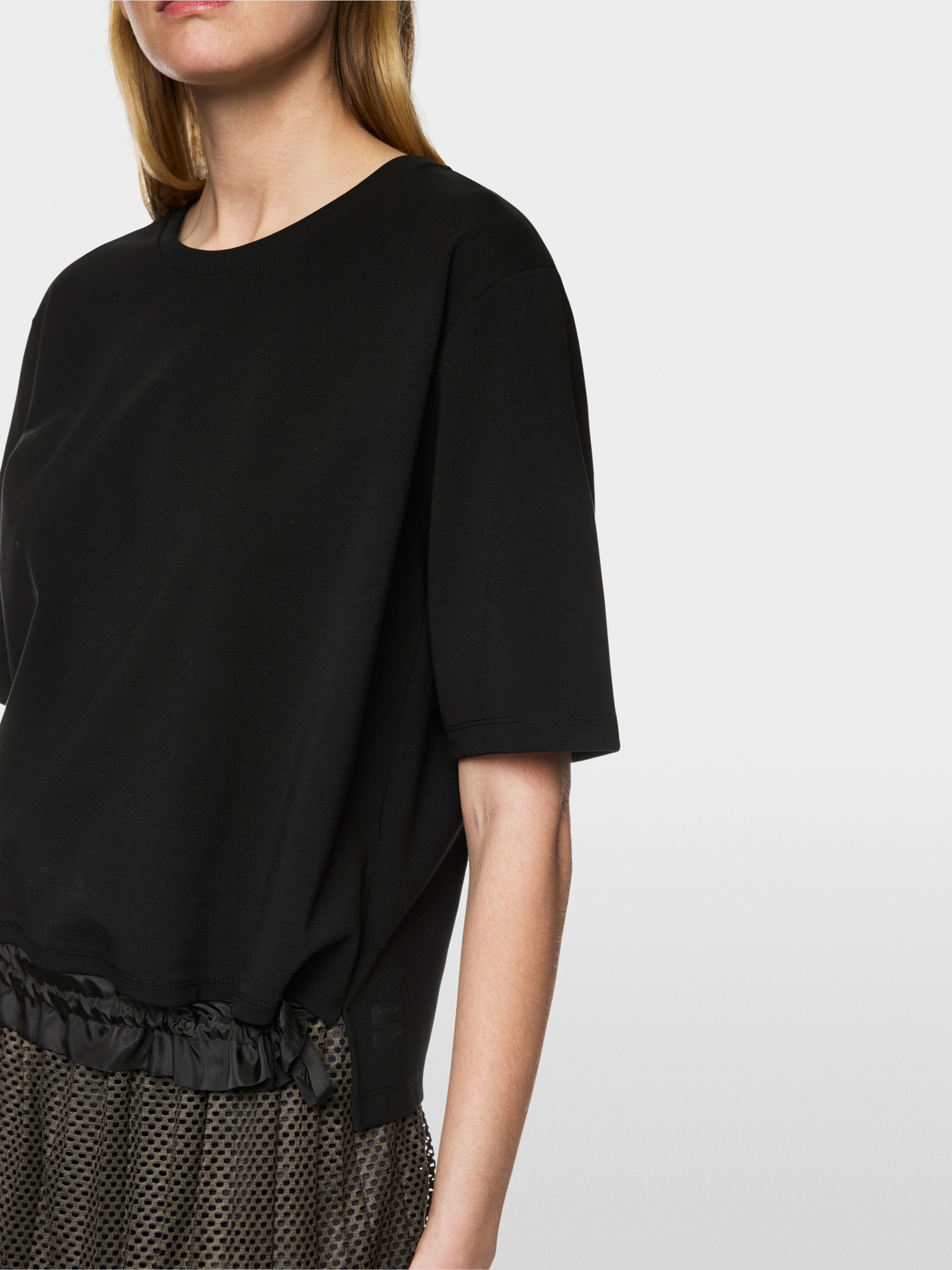 T-shirt carré avec cordon coulissant