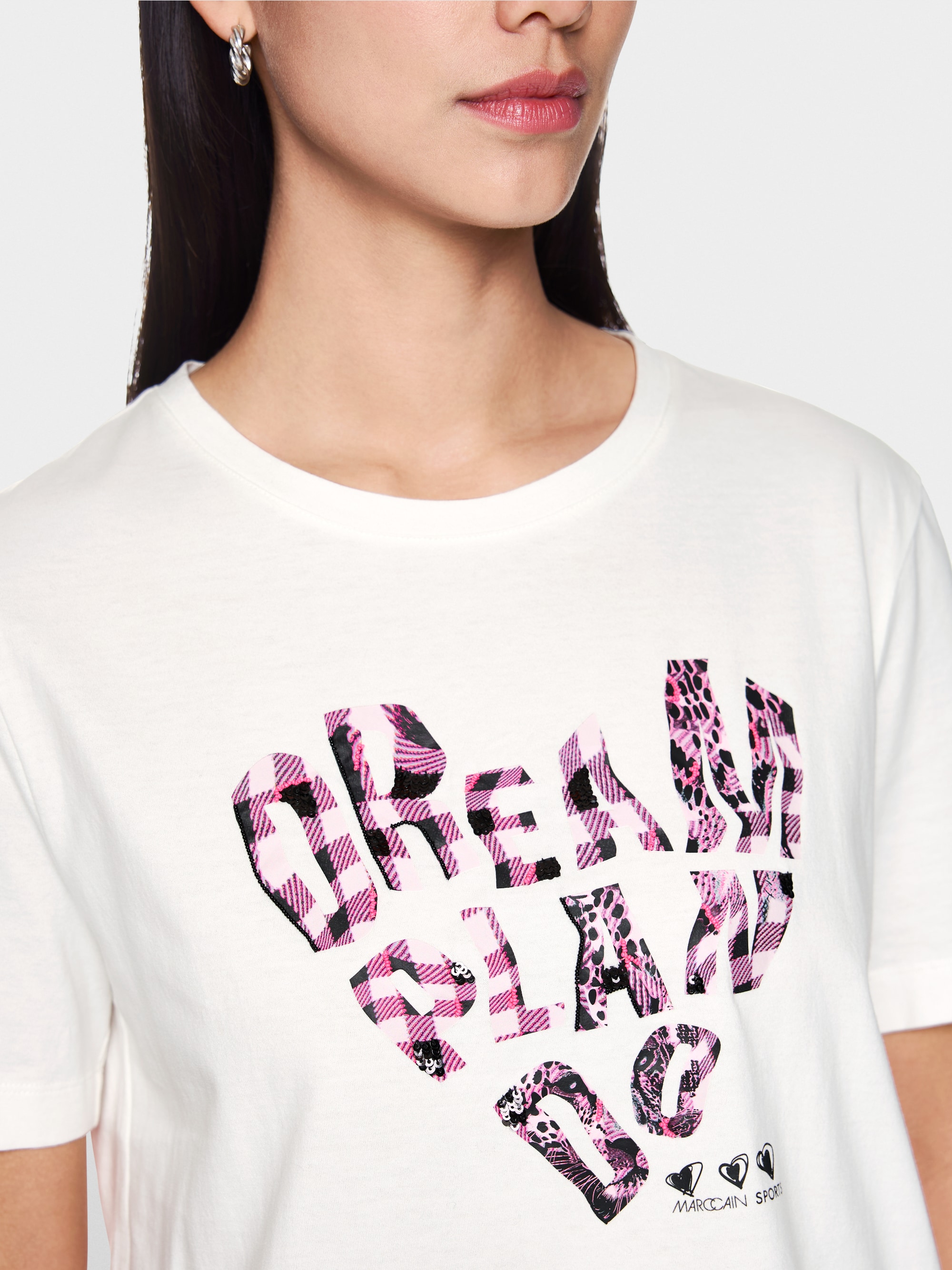 T-shirt en coton avec imprimé