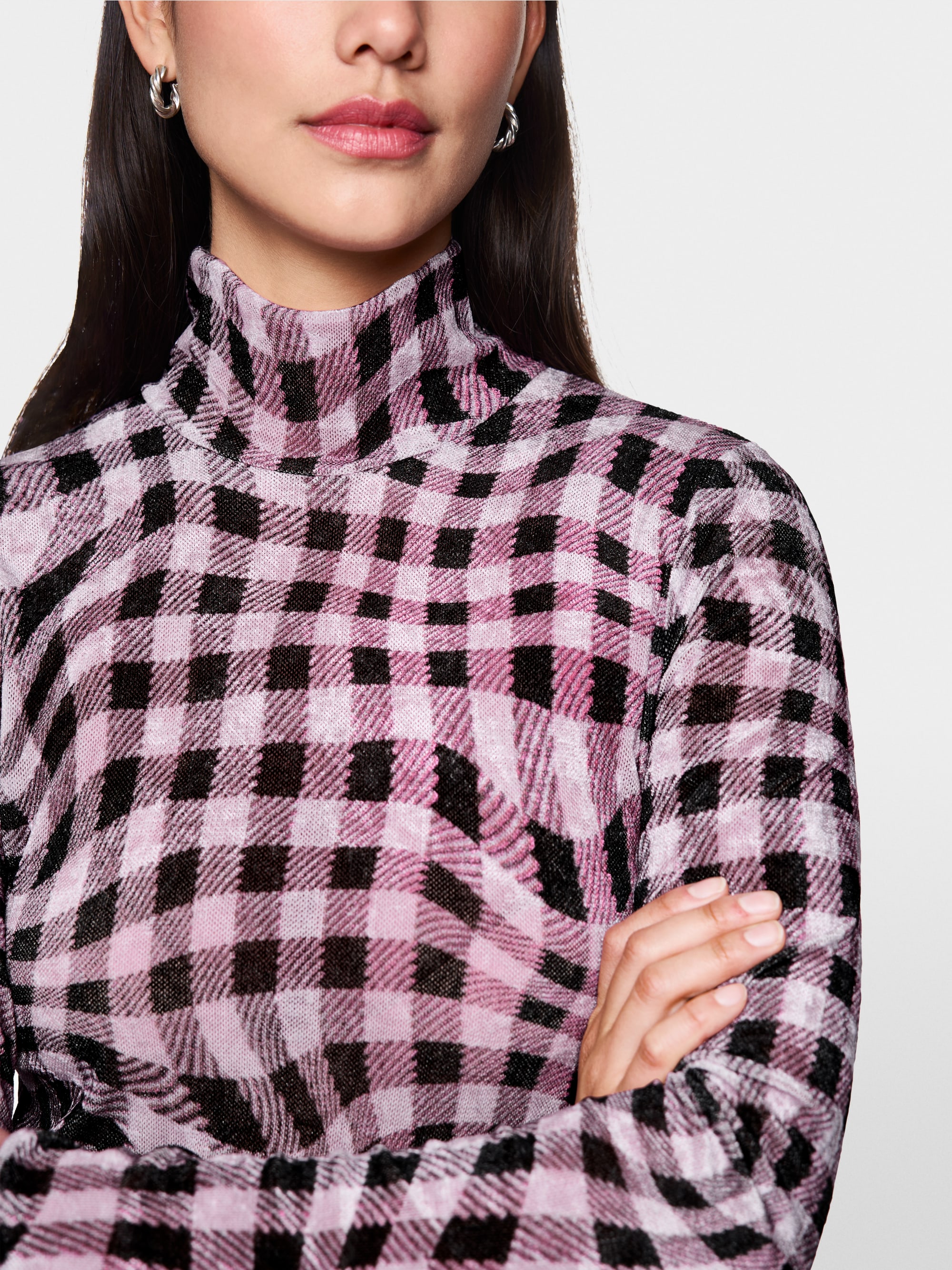 Langarmshirt mit Turtleneck