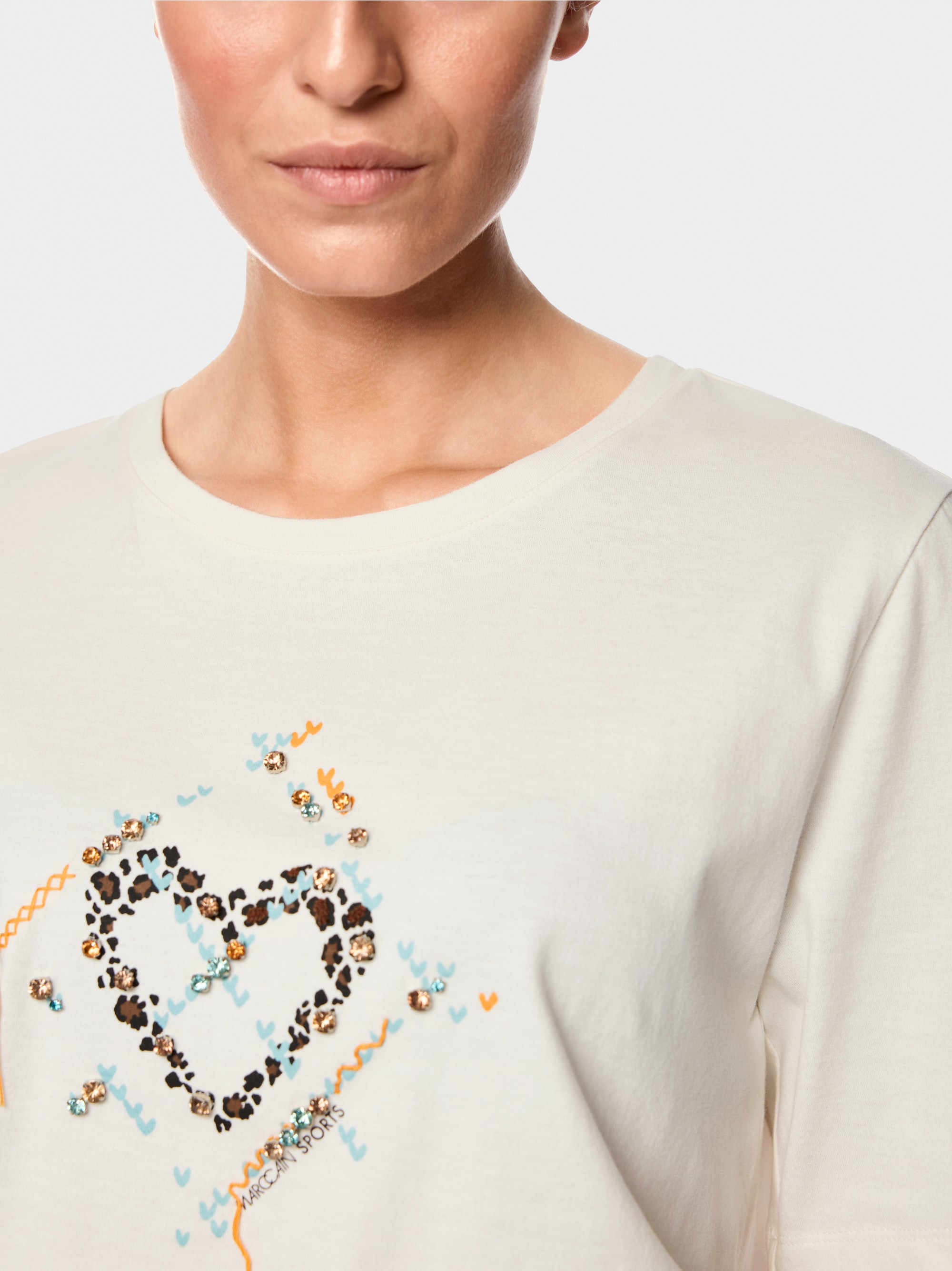 T-shirt met korte mouwen en print