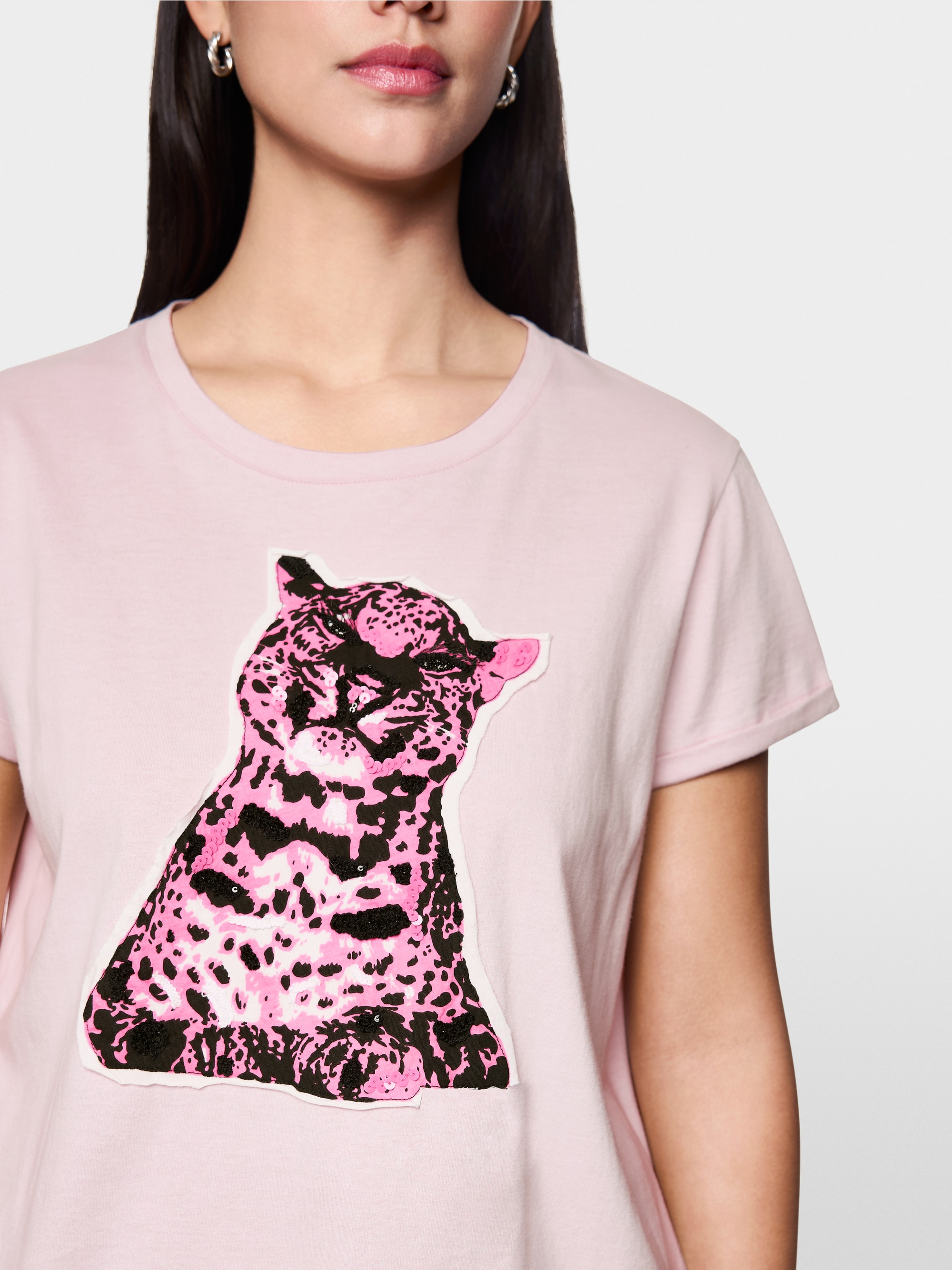Baumwollshirt mit Aufdruck