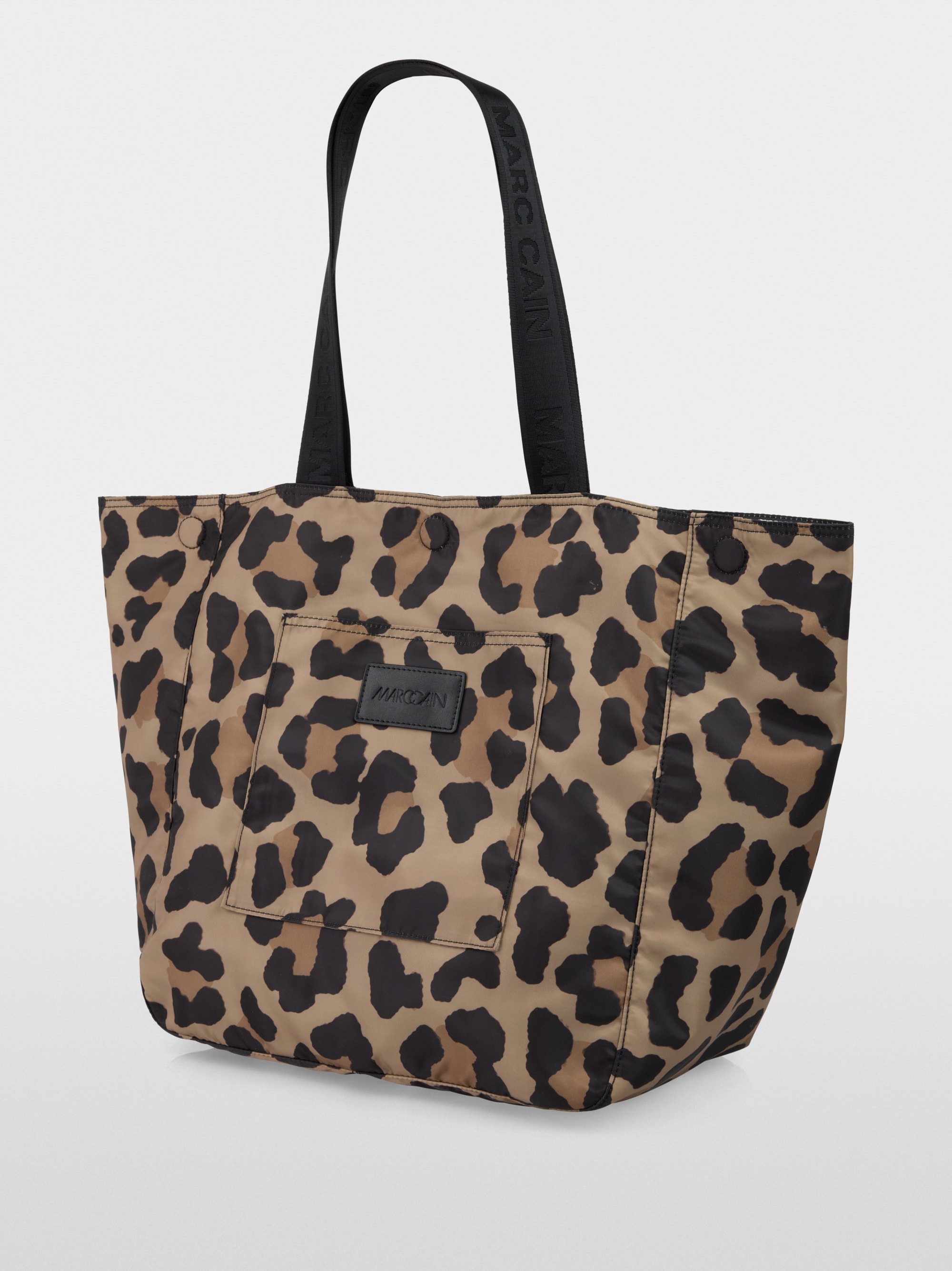 Reversible shopper bag with print