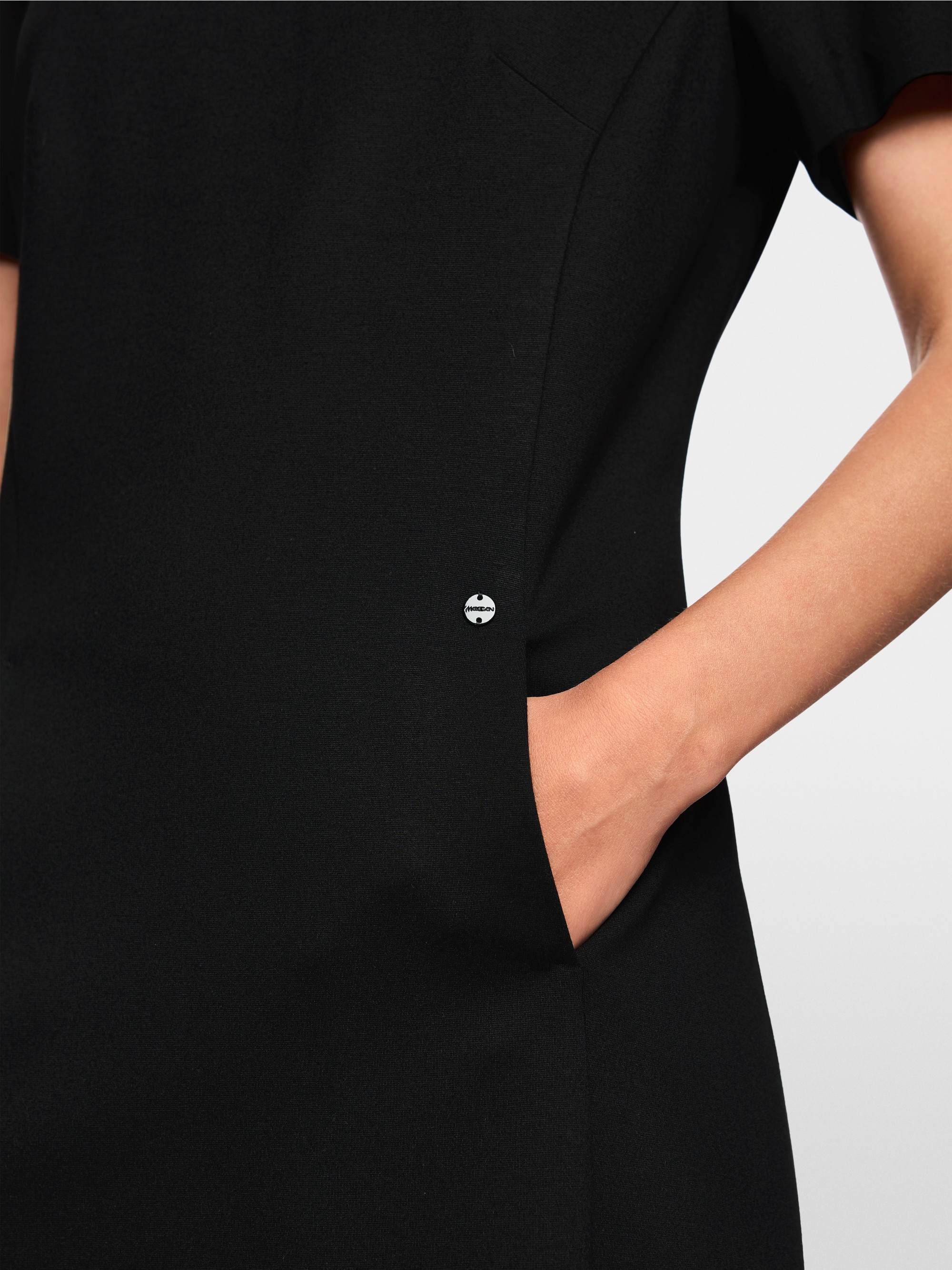 Jurk van viscose-stretch