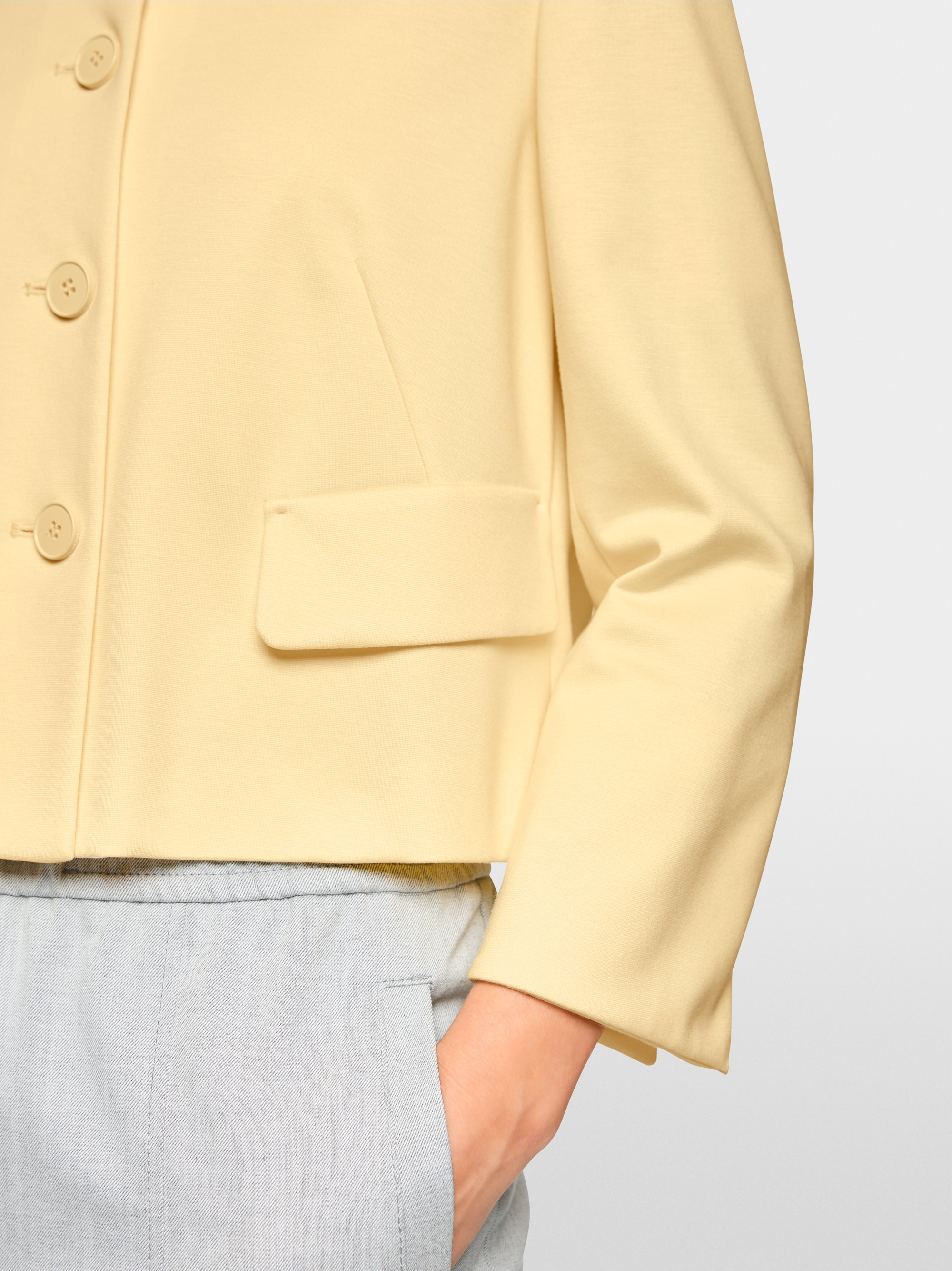 Veste courte avec col Kent